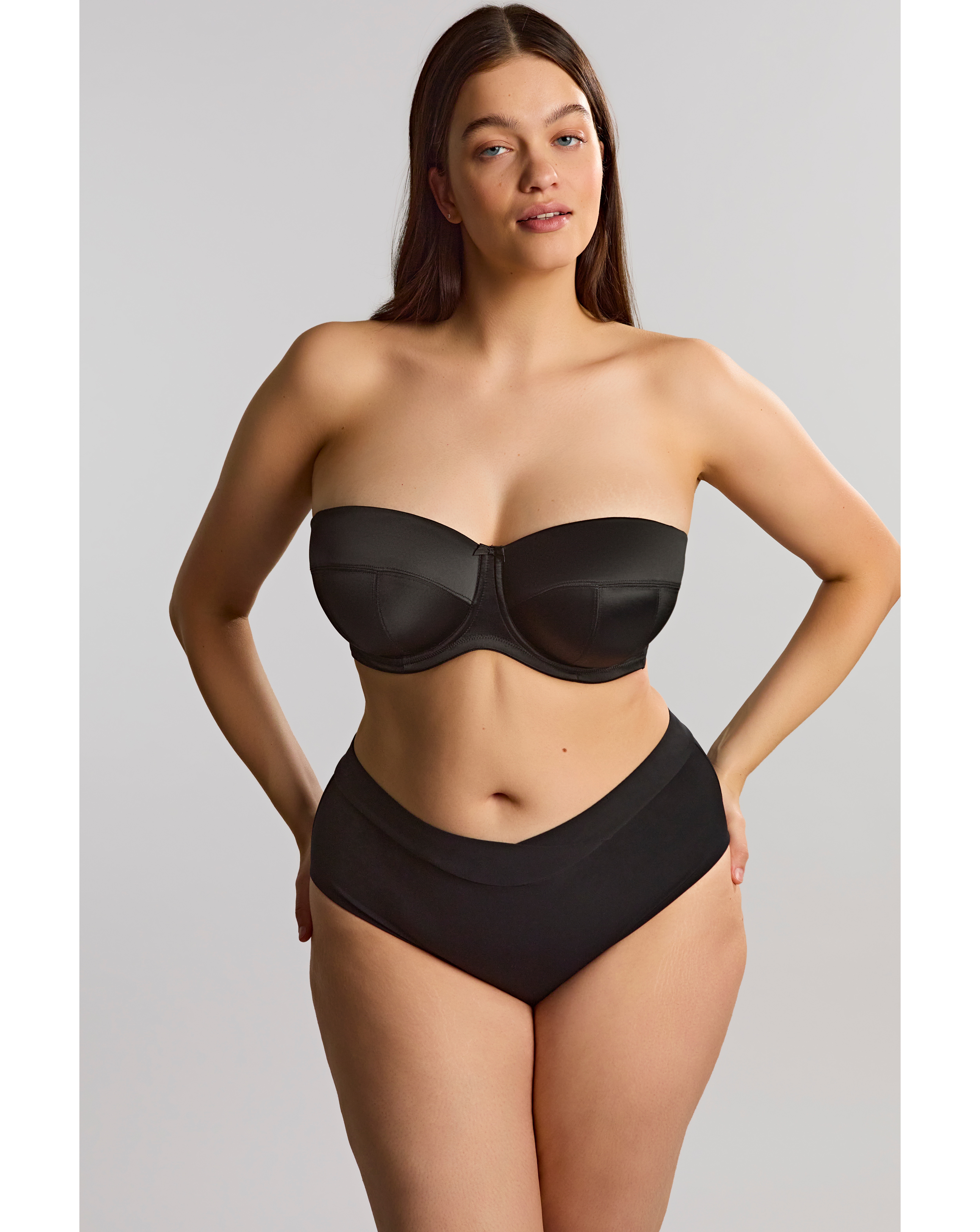 Sculptresse DD+ Dana Strapless Bra In Black | UK Size 34E Women's