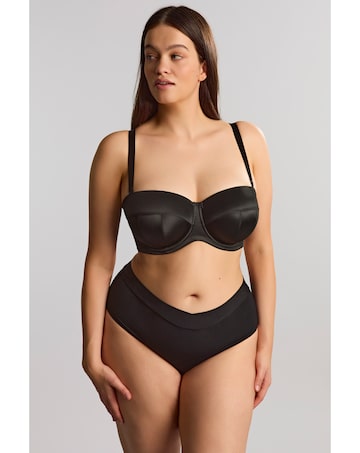 Sculptresse by Panache Dana Strapless Wired Bra Black
