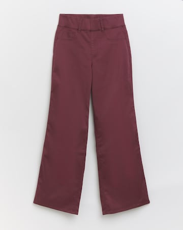 Burgundy Wide Jegging
