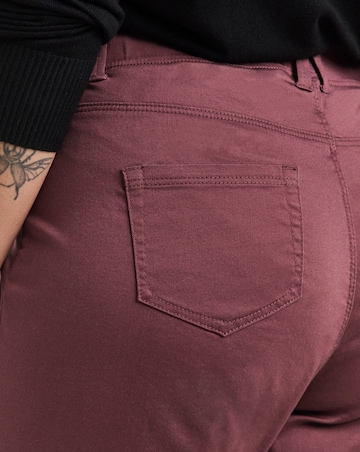 Burgundy Wide Jegging