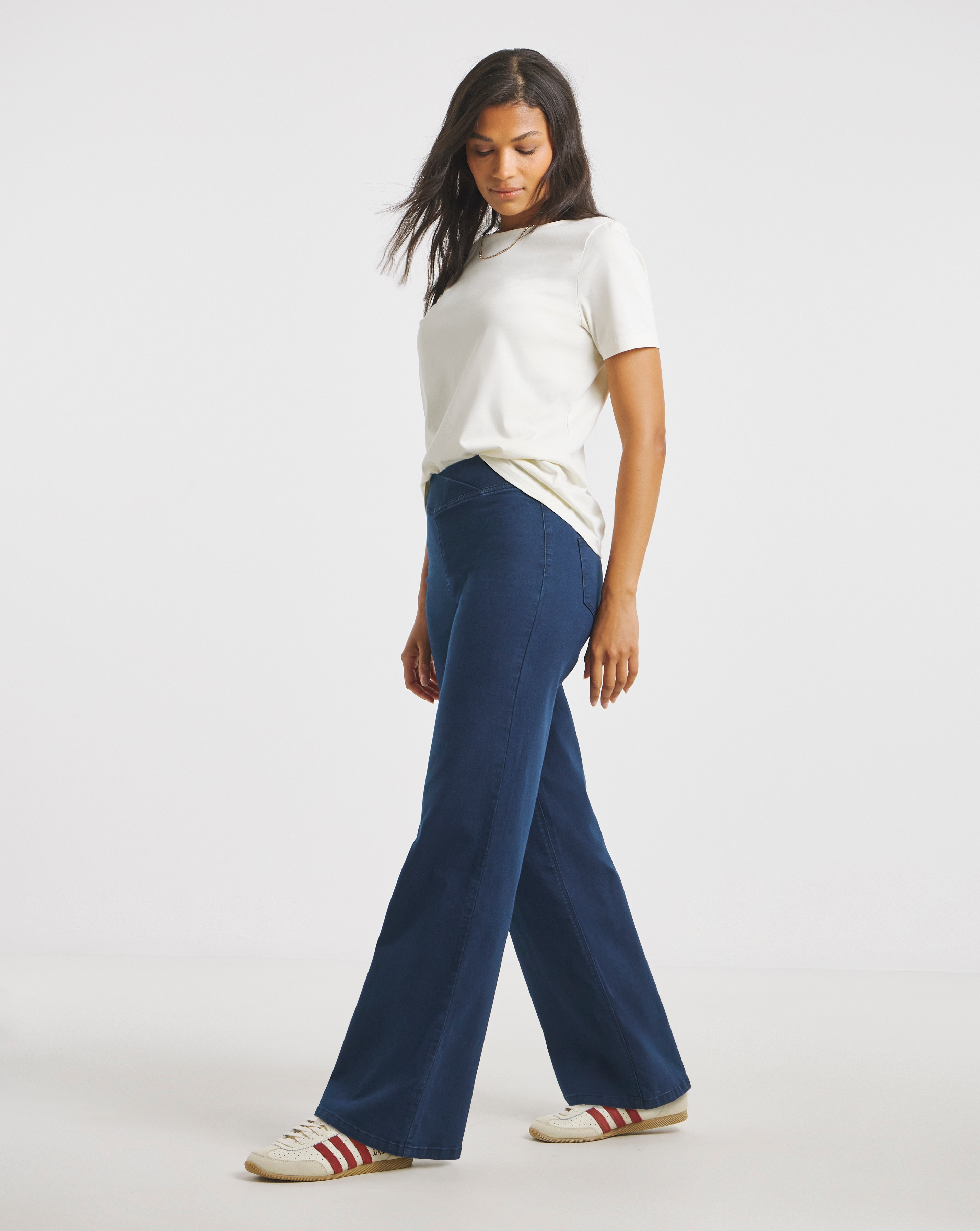Indigo Weekender Wide Leg Jegging