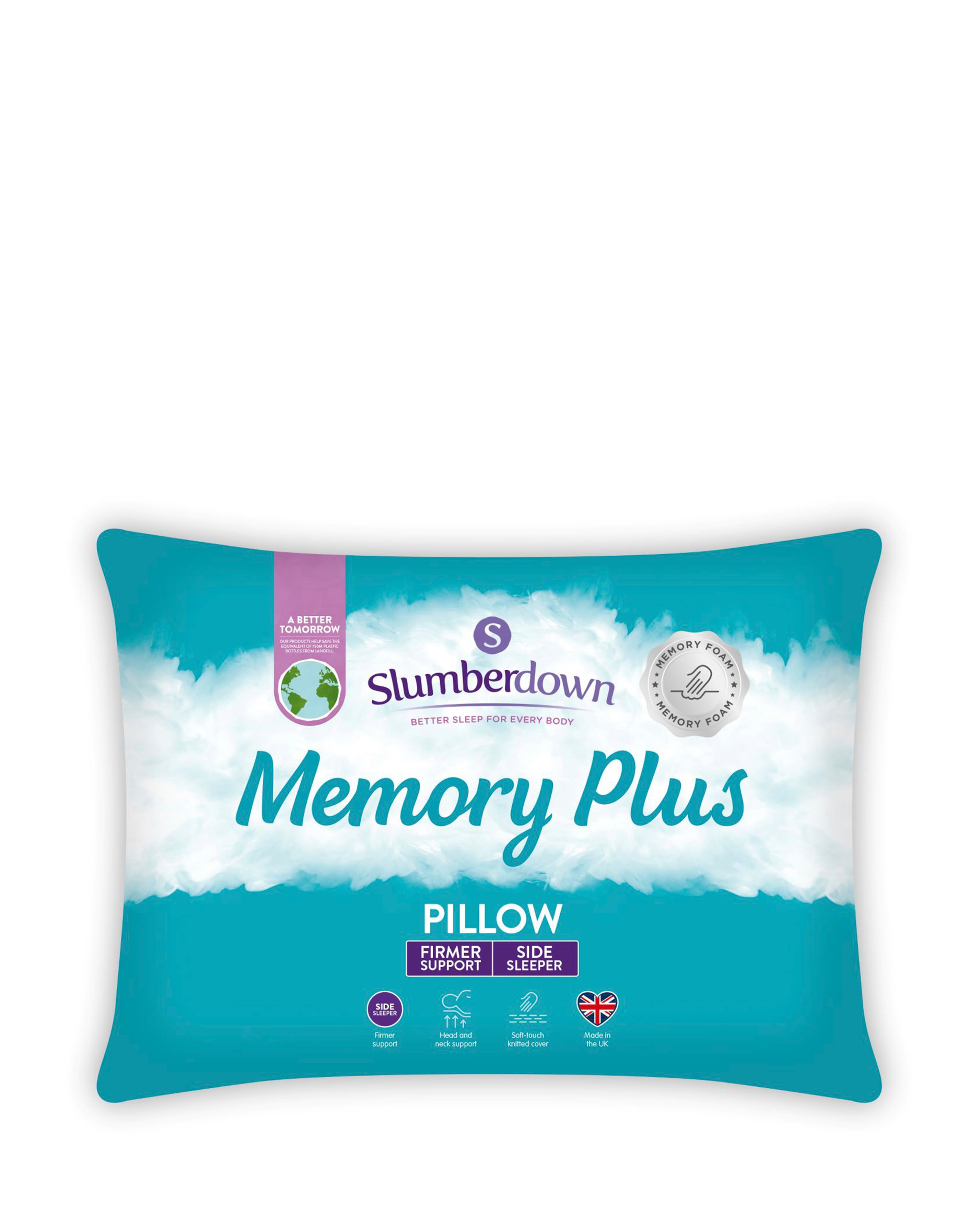 New In - Slumberdown Memory Foam Plus Pillow