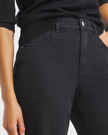 Black Wide Leg Cosy Jeans