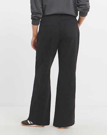 Black Wide Leg Cosy Jeans