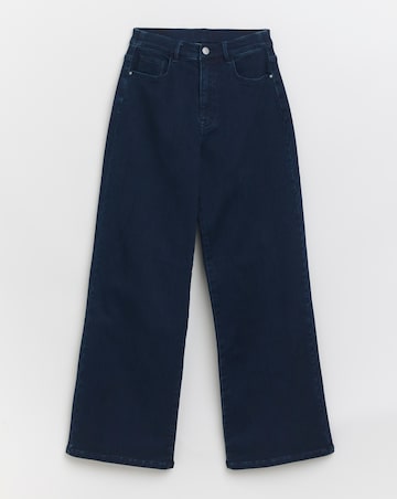 Dark Indigo Wide Leg Cosy Jeans