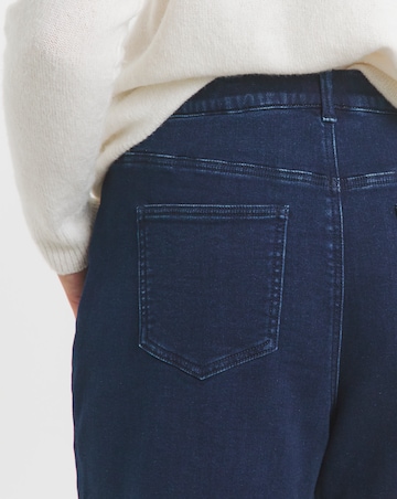 Dark Indigo Wide Leg Cosy Jeans