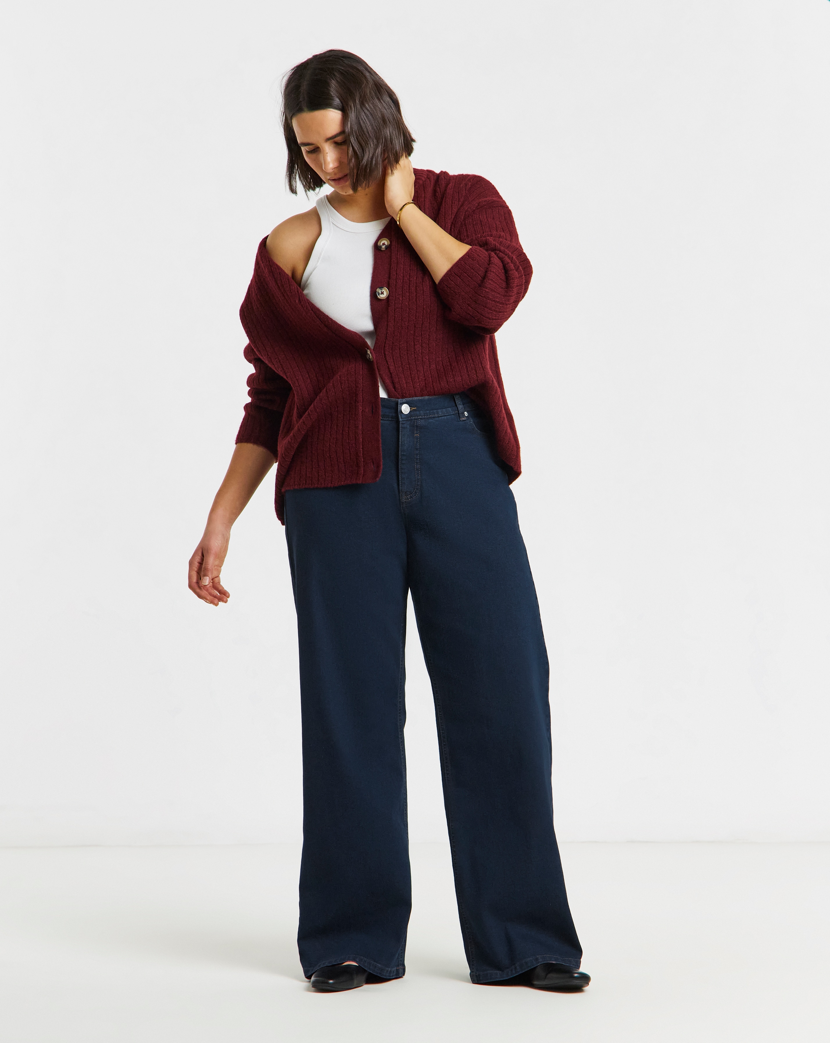 New In - Indigo 24/7 Wide Leg Jeans