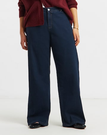 Indigo 24/7 Wide Leg Jeans
