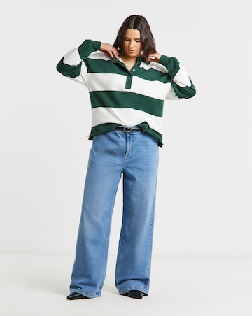 Light Wash 99/1 Slouchy Wide Leg Jeans