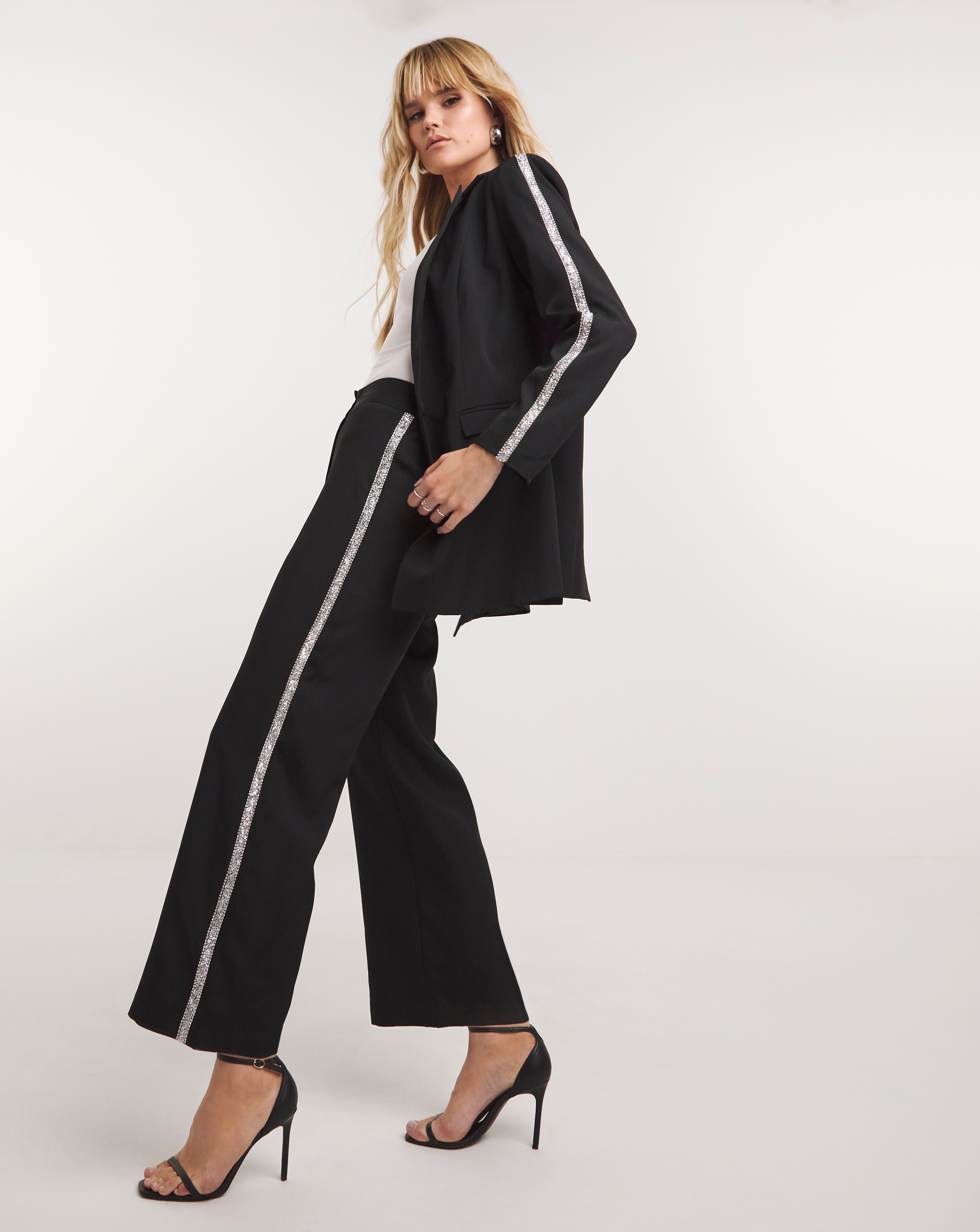 Diamonte Trim Trousers