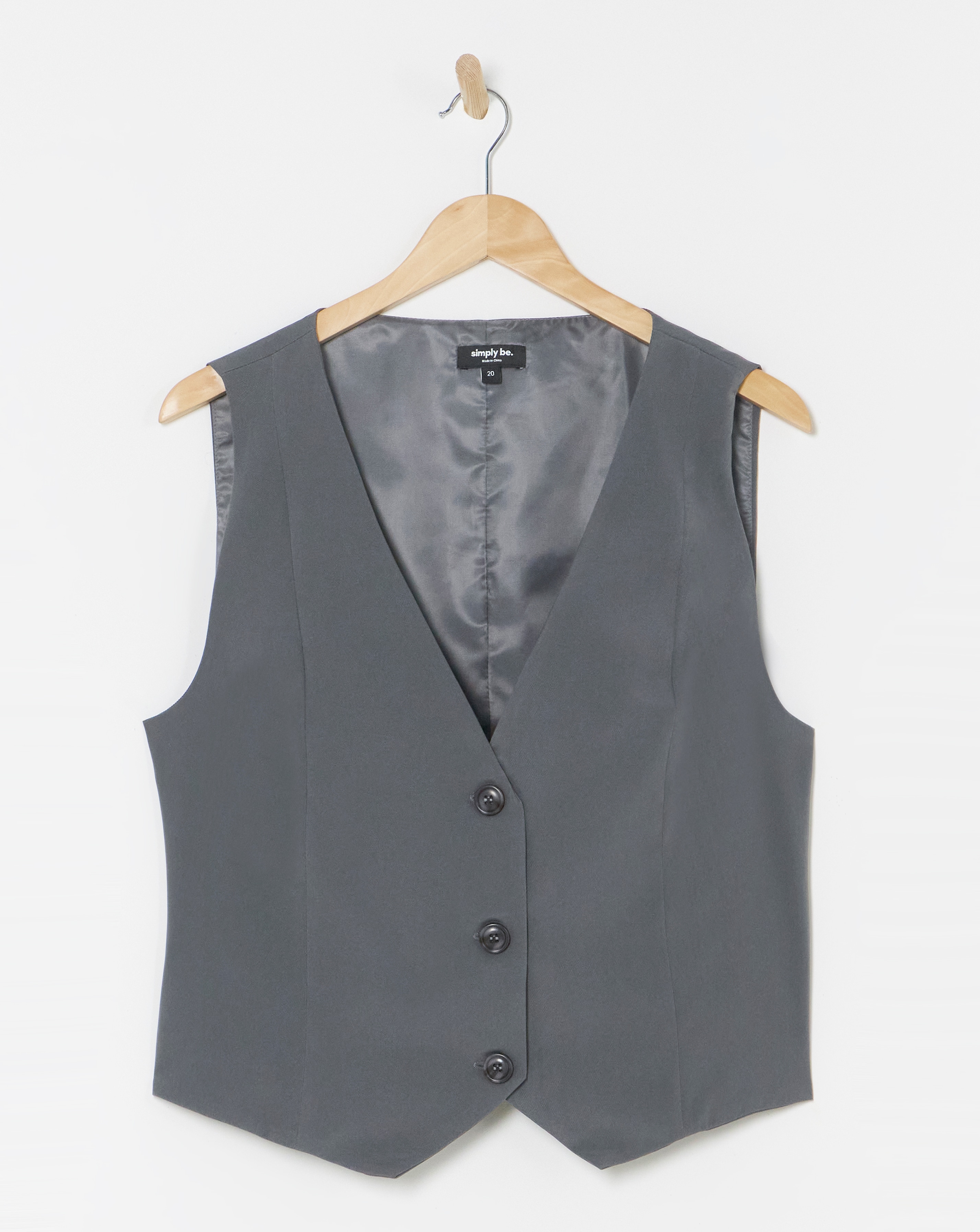Charcoal Tailored Waistcoat