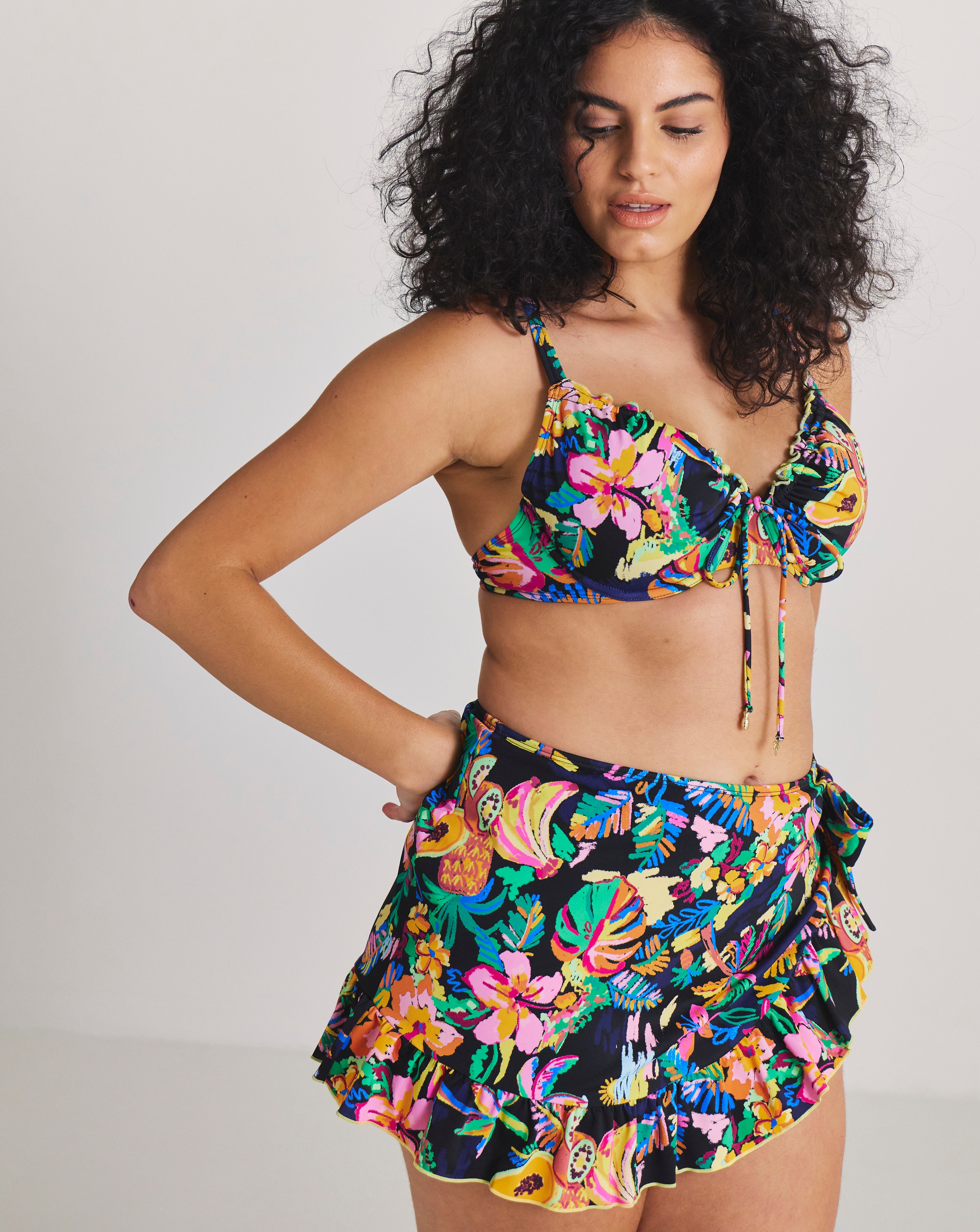 New In - Skirted Detail Bikini Brief
