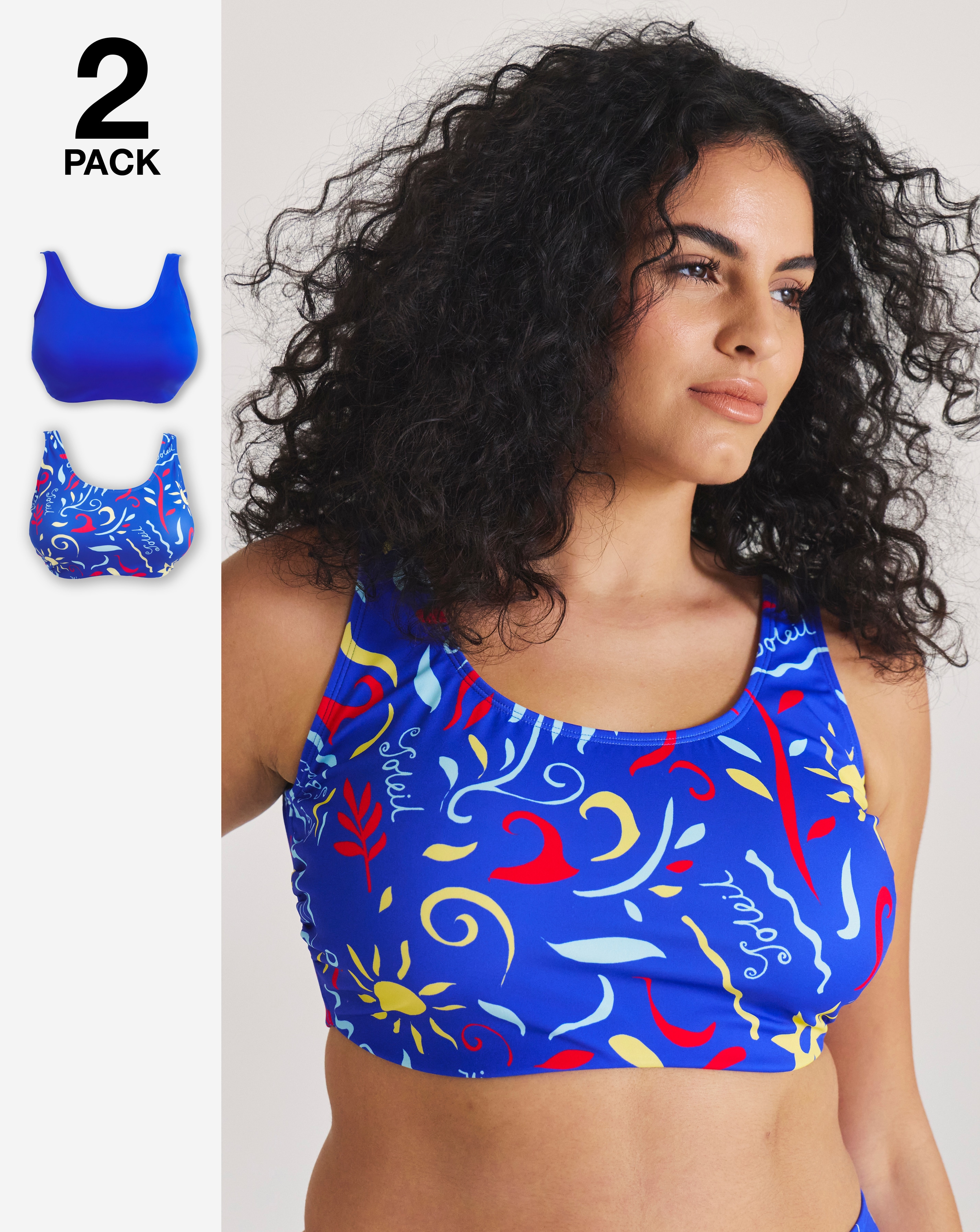 New In - 2 Pack Value Bikini Tops