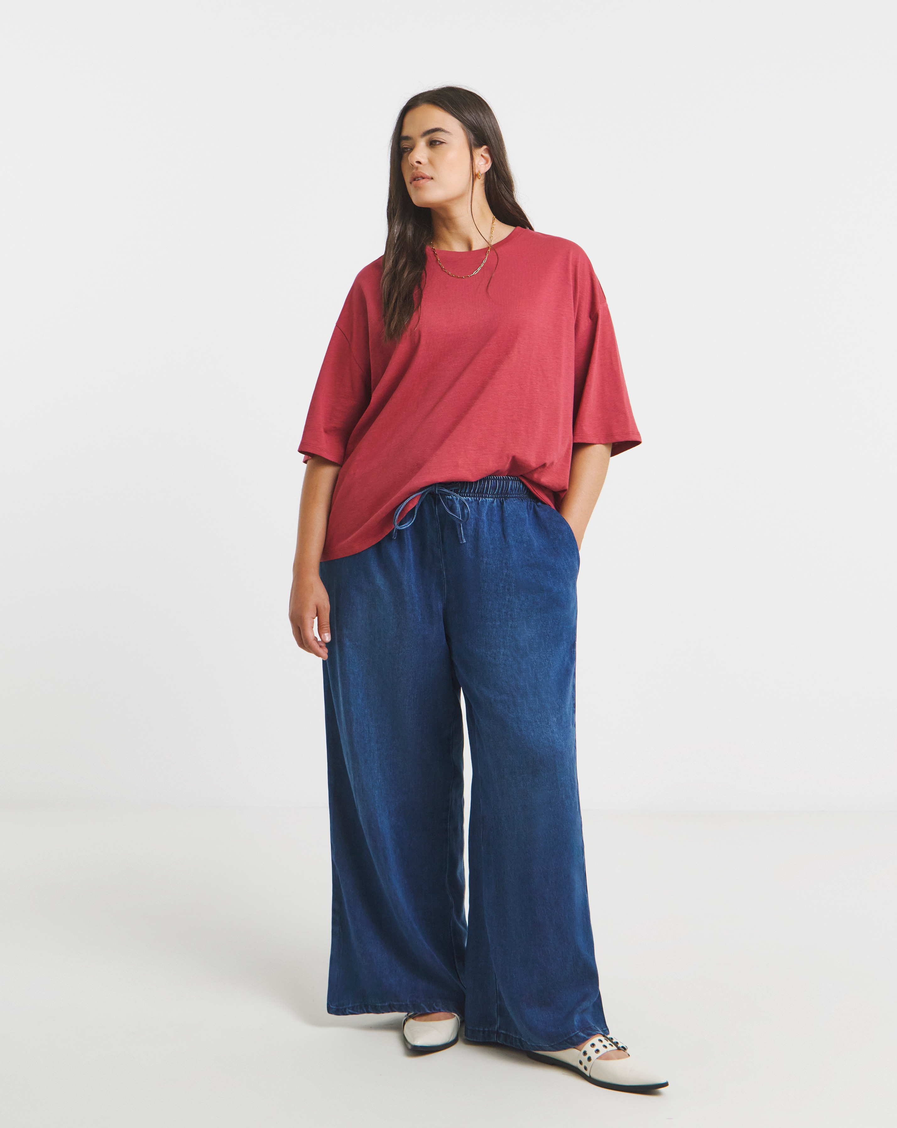 Slub Crew Neck T-Shirt