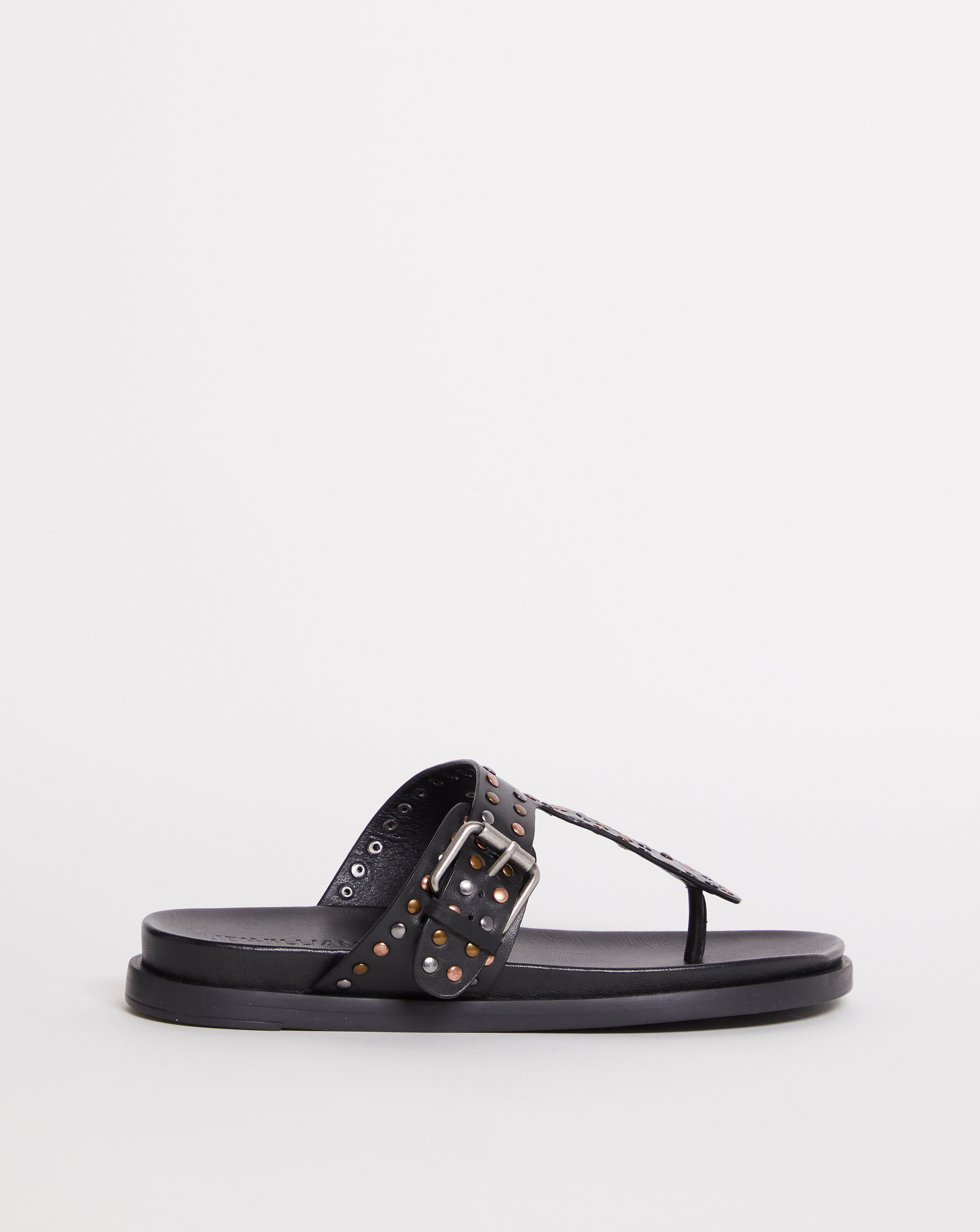 Leather Toe Post Sandal EEE Fit