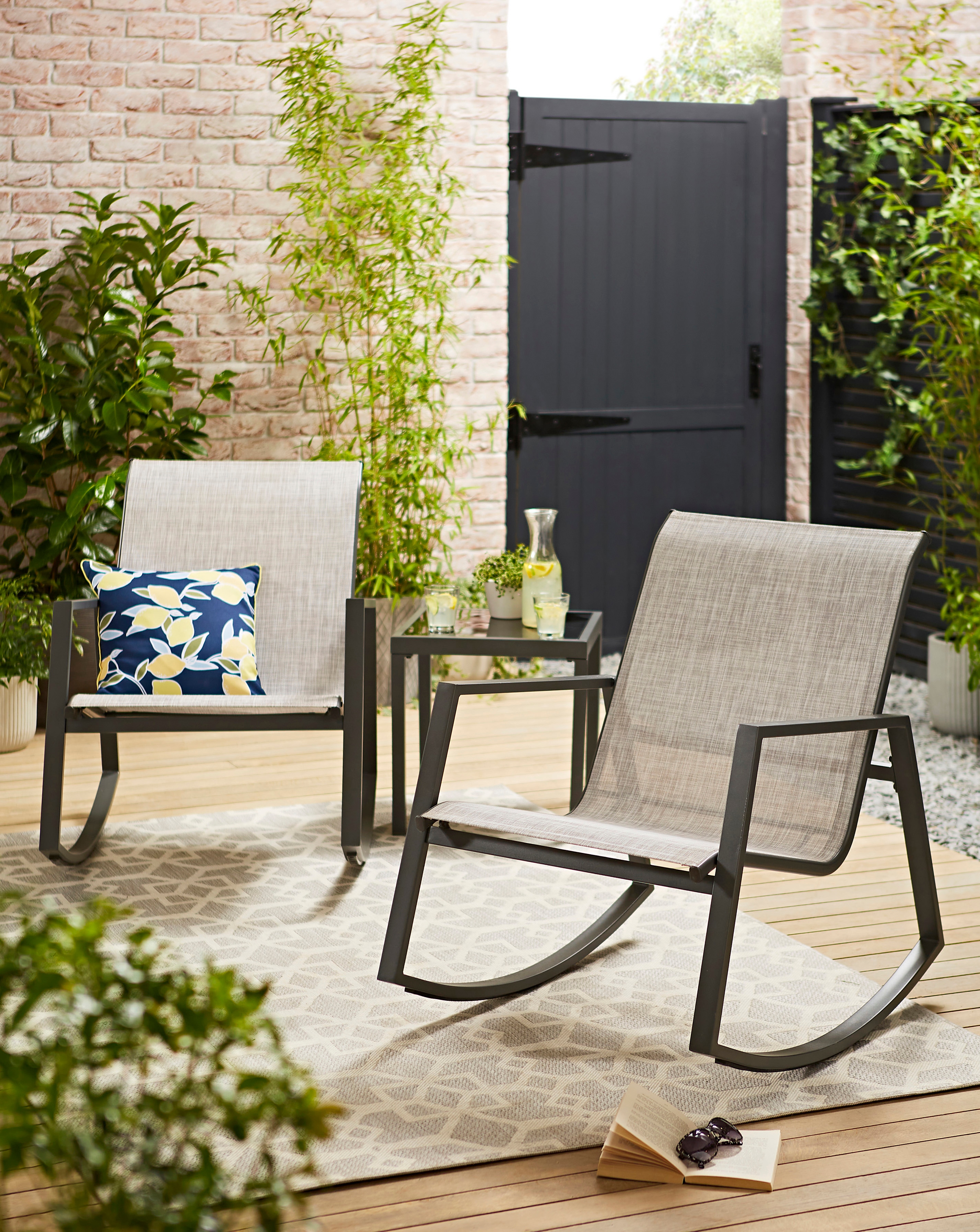 New In - Aruba 3 Piece Bistro Rocker Set