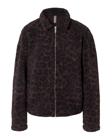 Sweaty Betty Plush Collared Printed Fleece