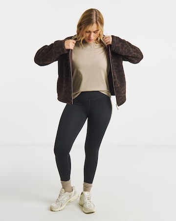 Sweaty Betty Plush Collared Printed Fleece