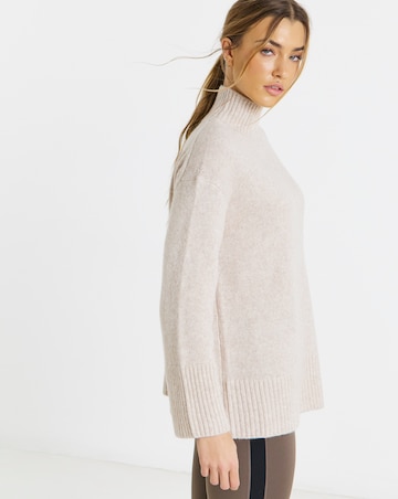 Sweaty Betty Alpine Wool Funnel Neck Jumper