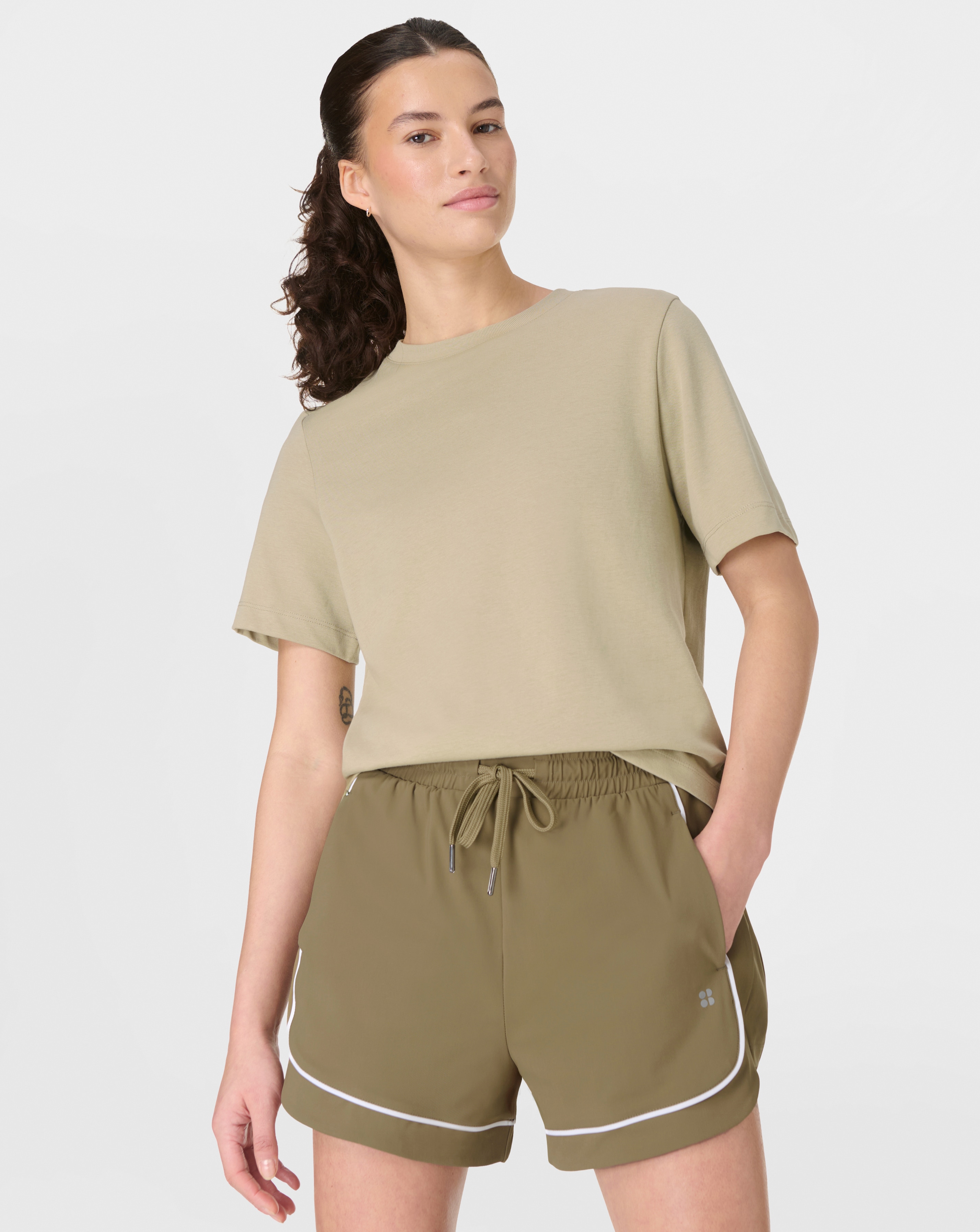 New In - Sweaty Betty Explorer Track Piped Short