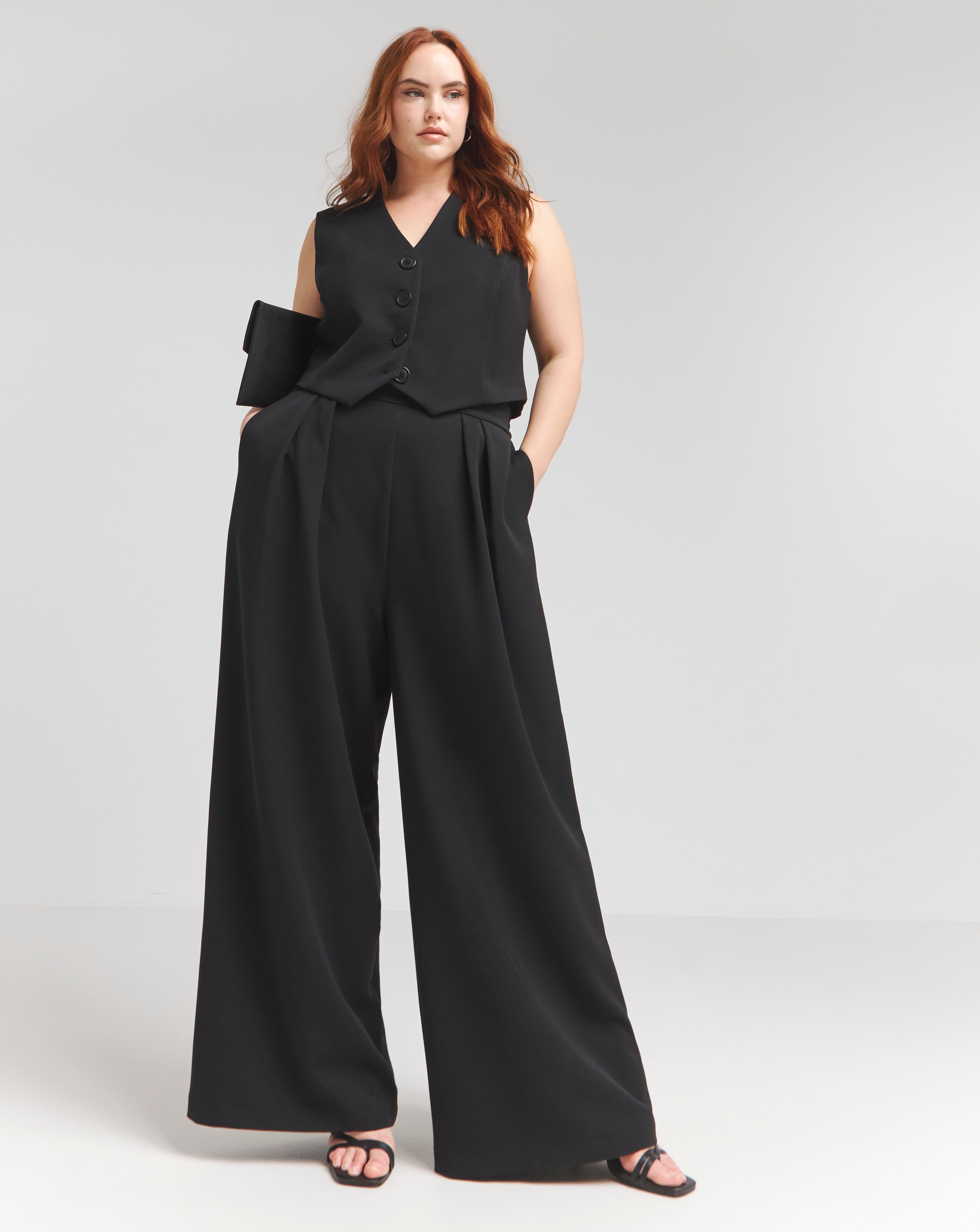 Flounce London Wide Leg Trousers