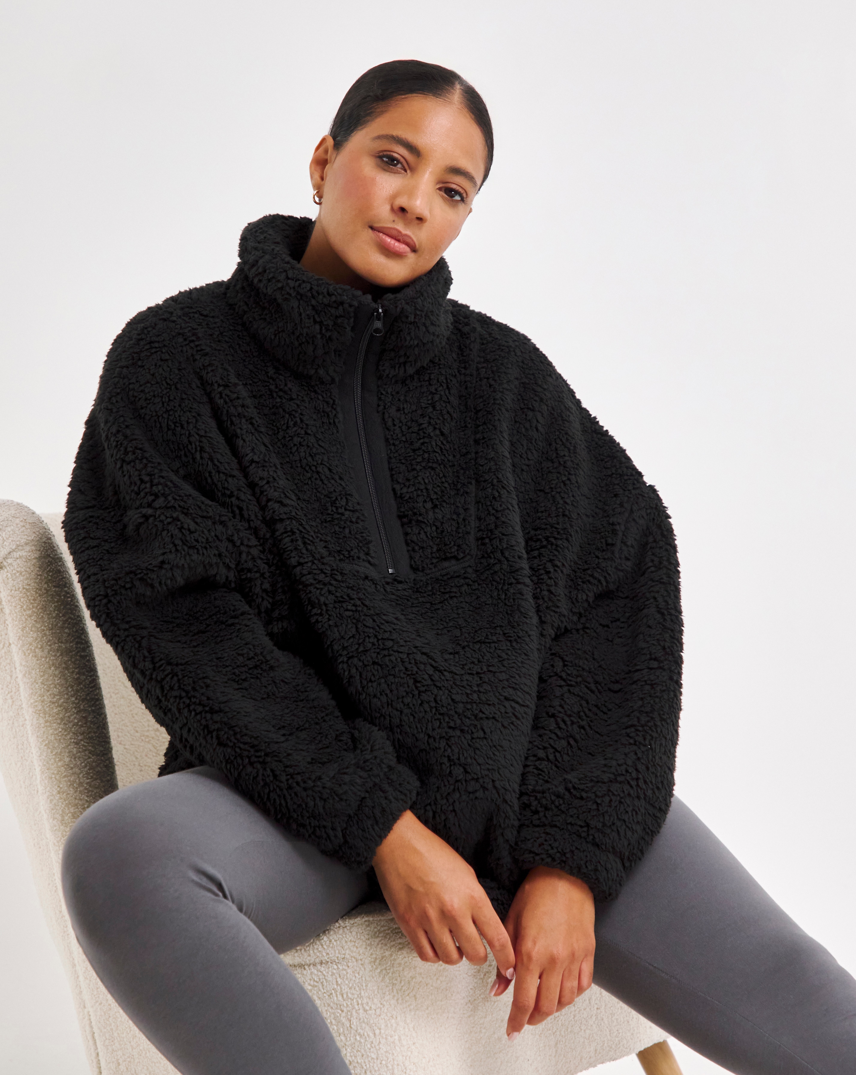 Pretty Secrets Snuggle Top Black