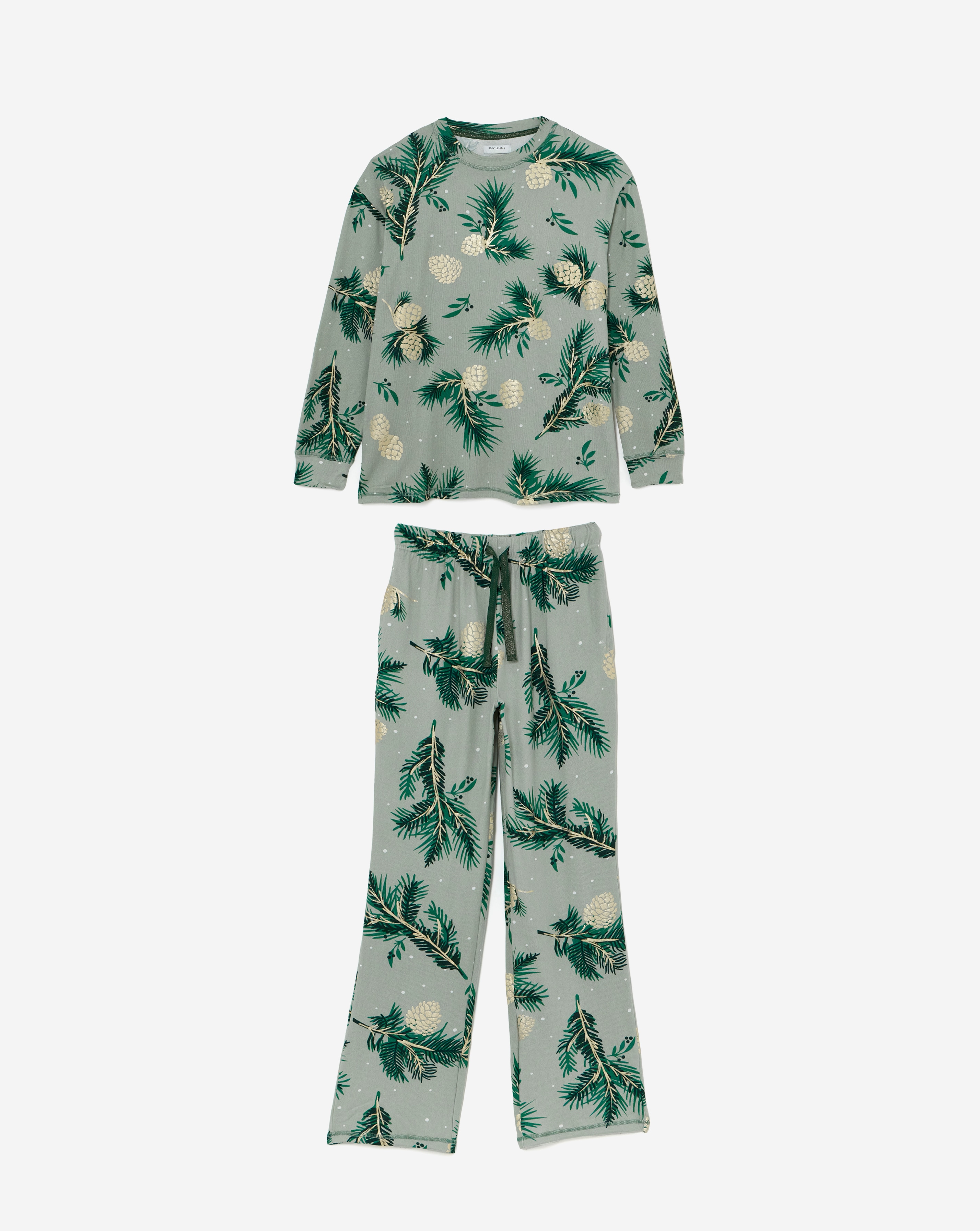 Supersoft Christmas Foil Print Twosie