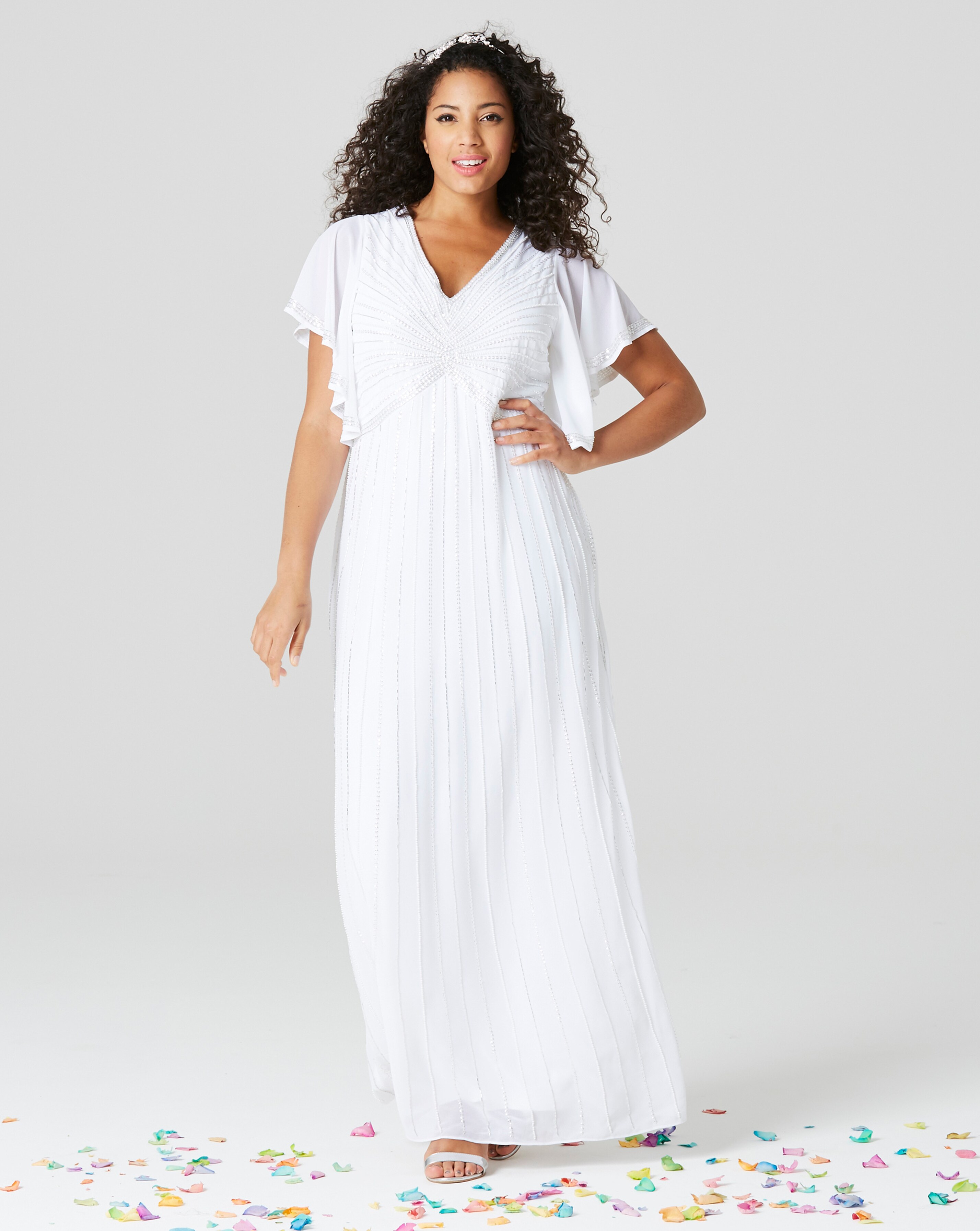 Simply be beaded maxi dress discount