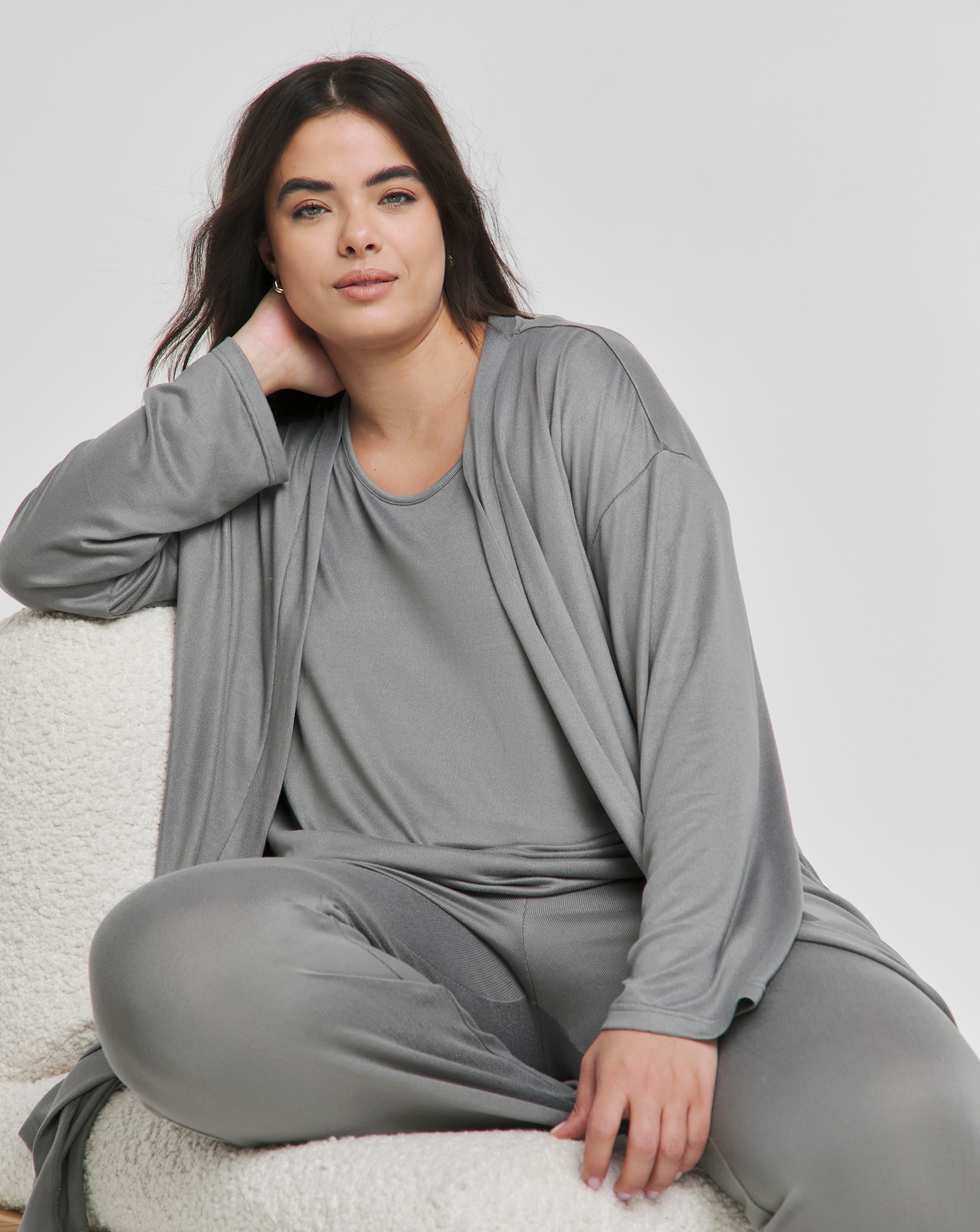 Pretty Secrets 3 Piece Lounge Set Grey