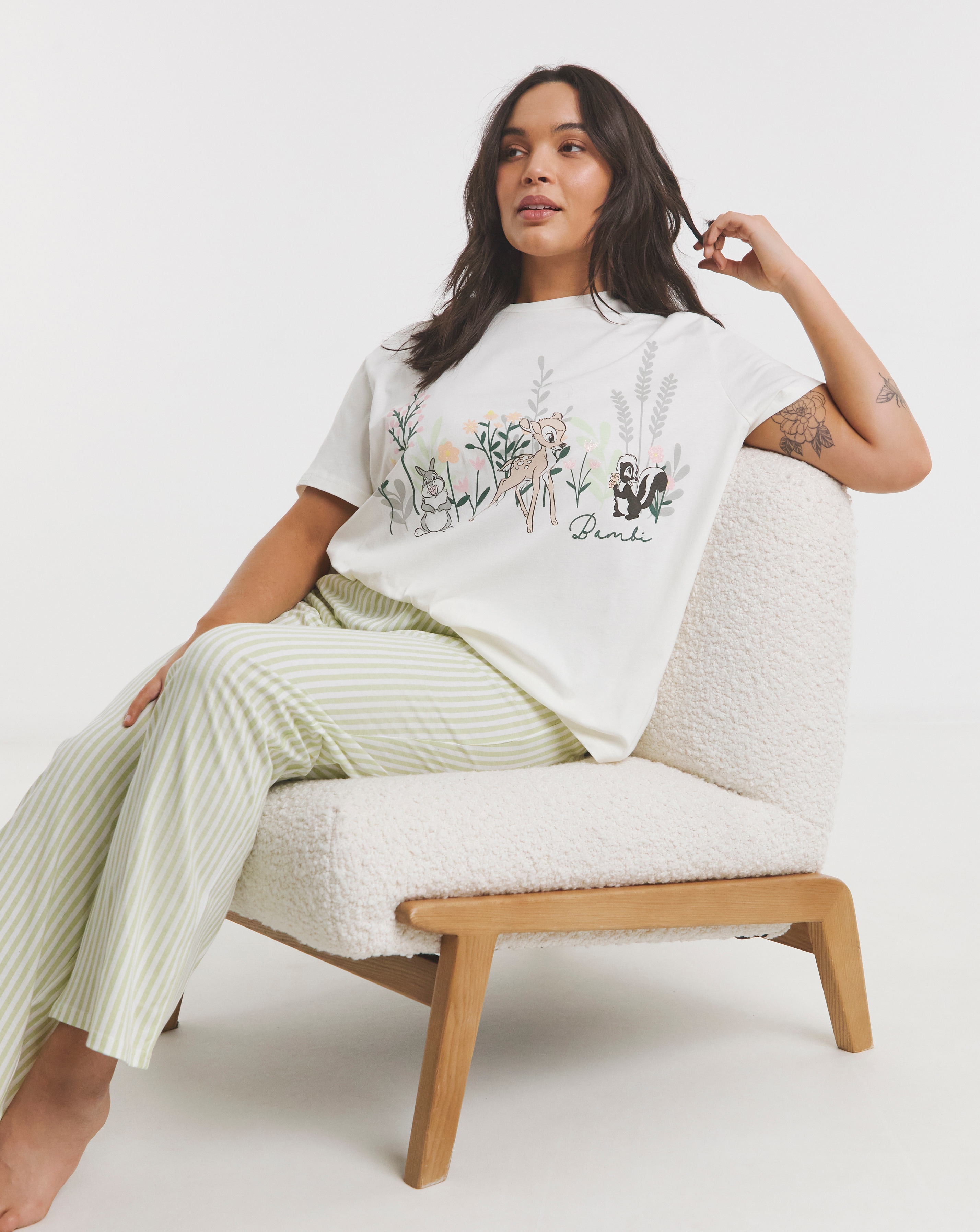 Bambi Wide Leg Pyjama Set