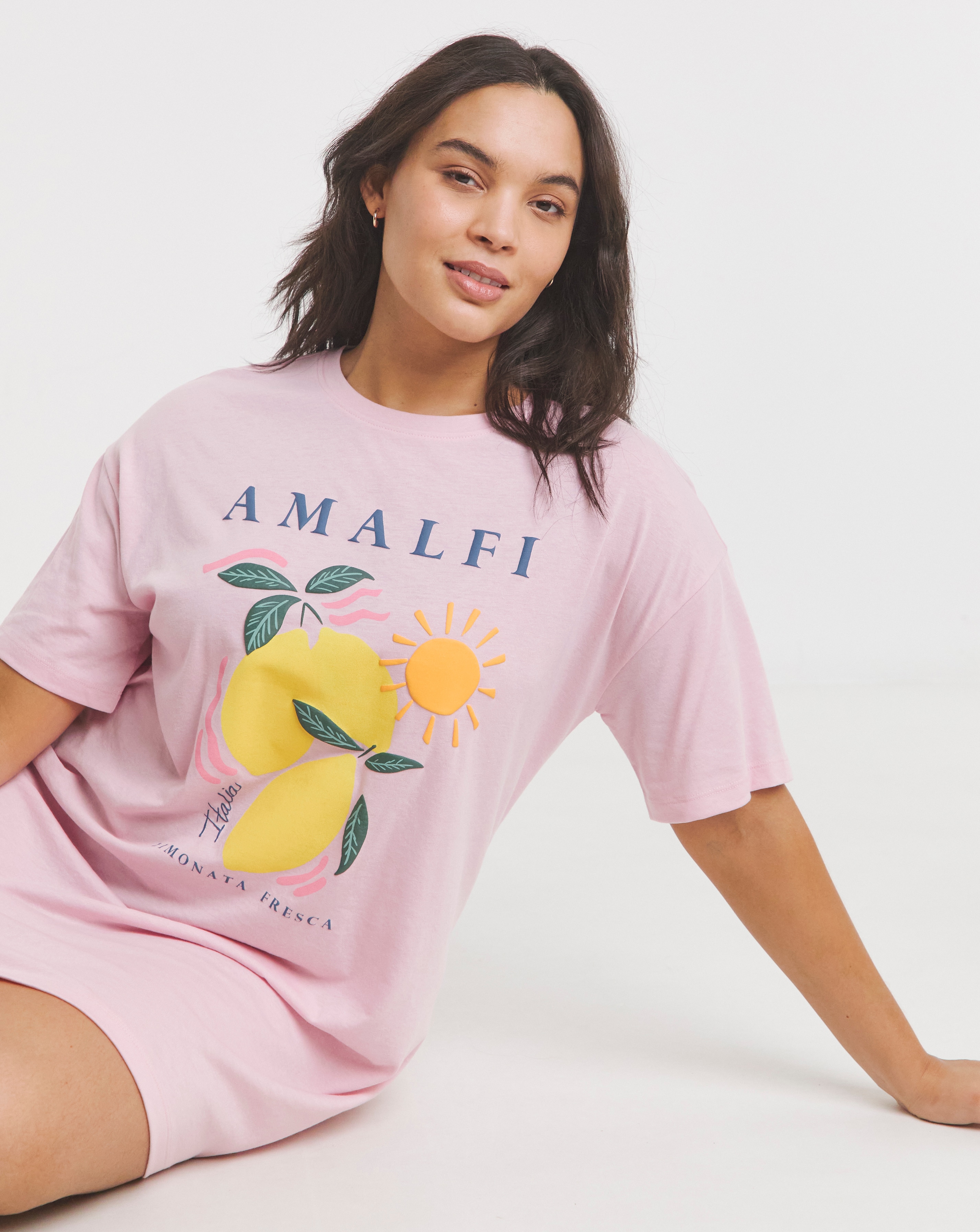 Amalfi Print Value T-Shirt Nightie