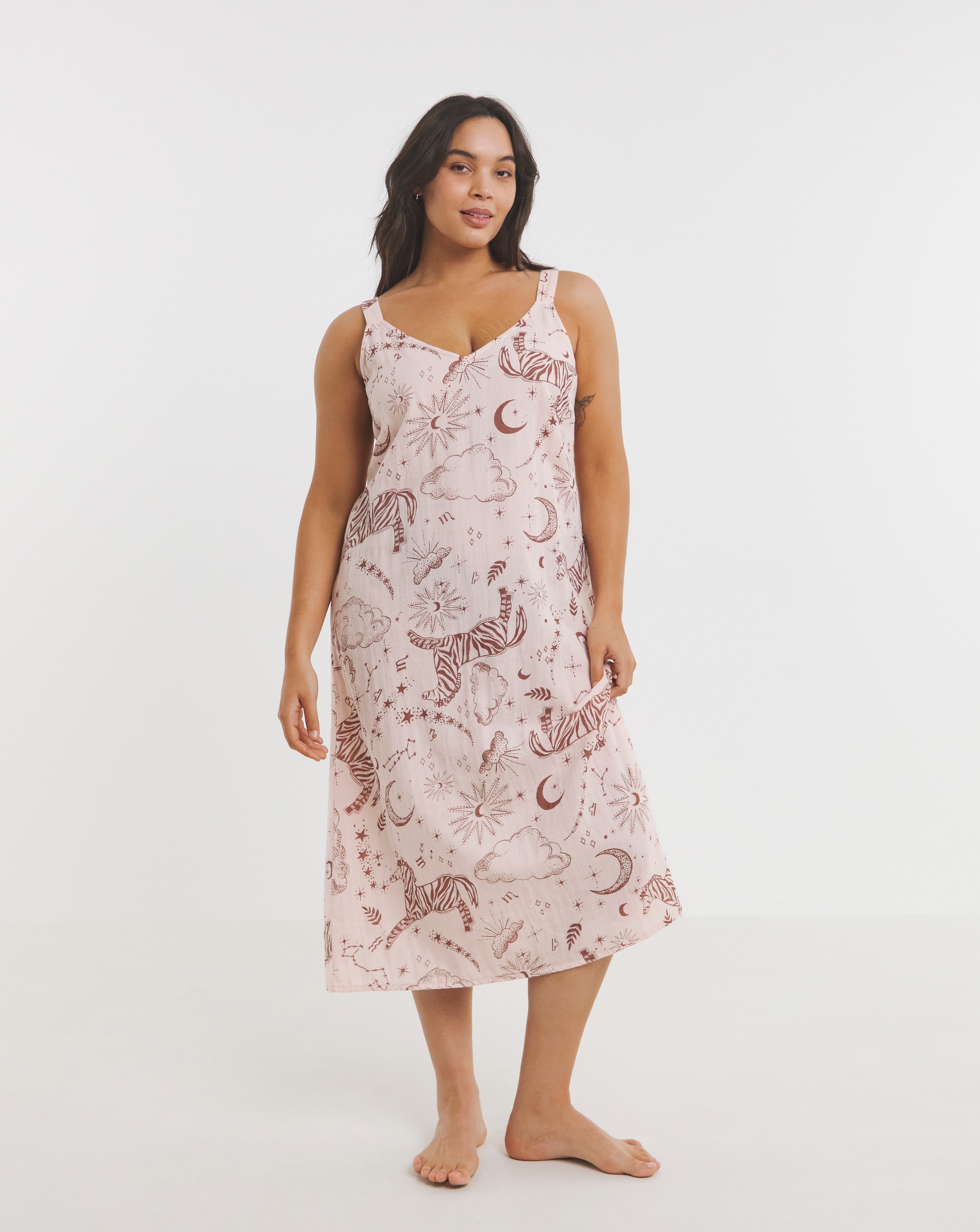 Celestial Soft Cotton Slip Nightie