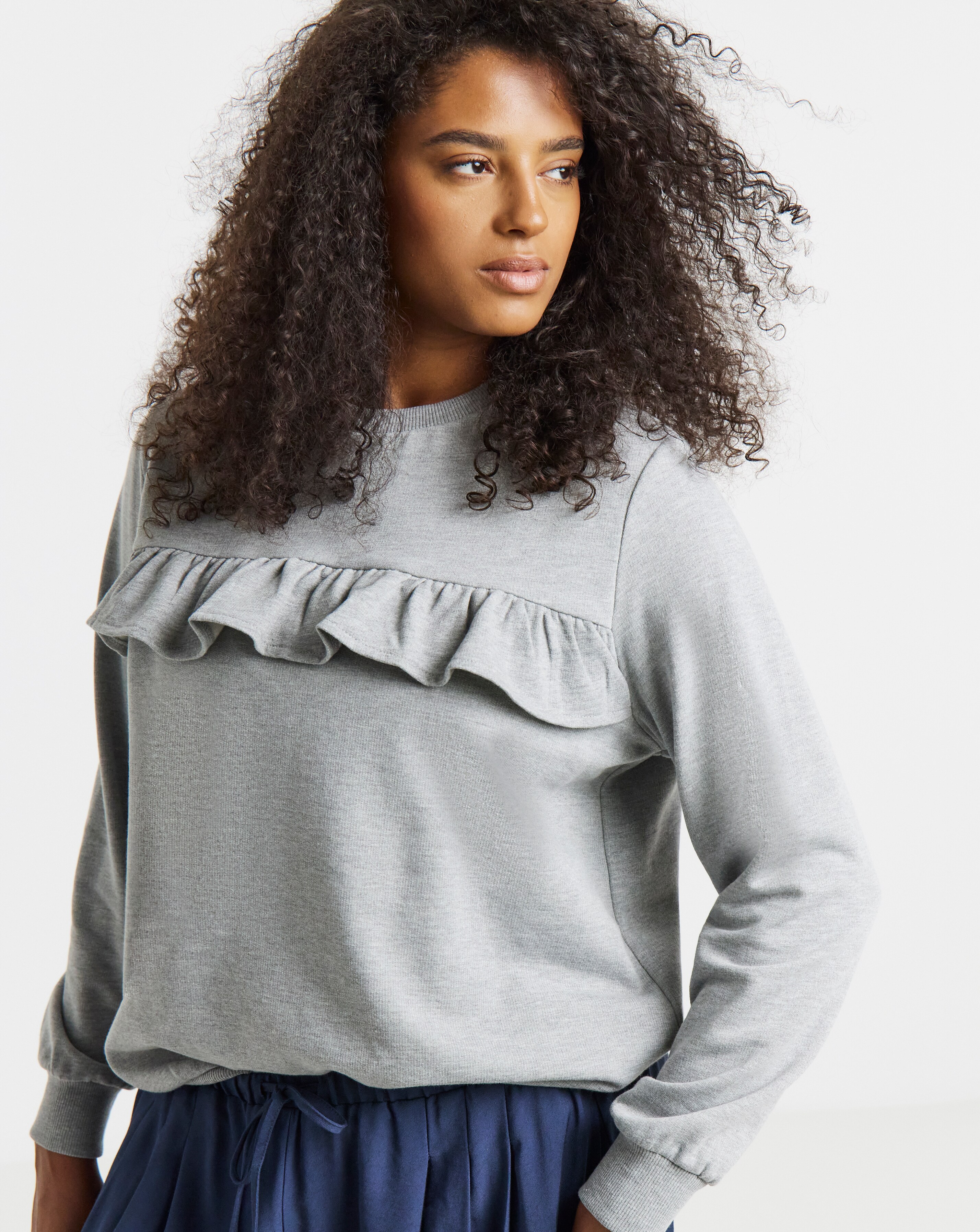 Ruffle Sweatshirt | Simply Be