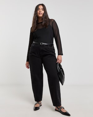 Simply Be Mesh Long Sleeve Top - Image 3