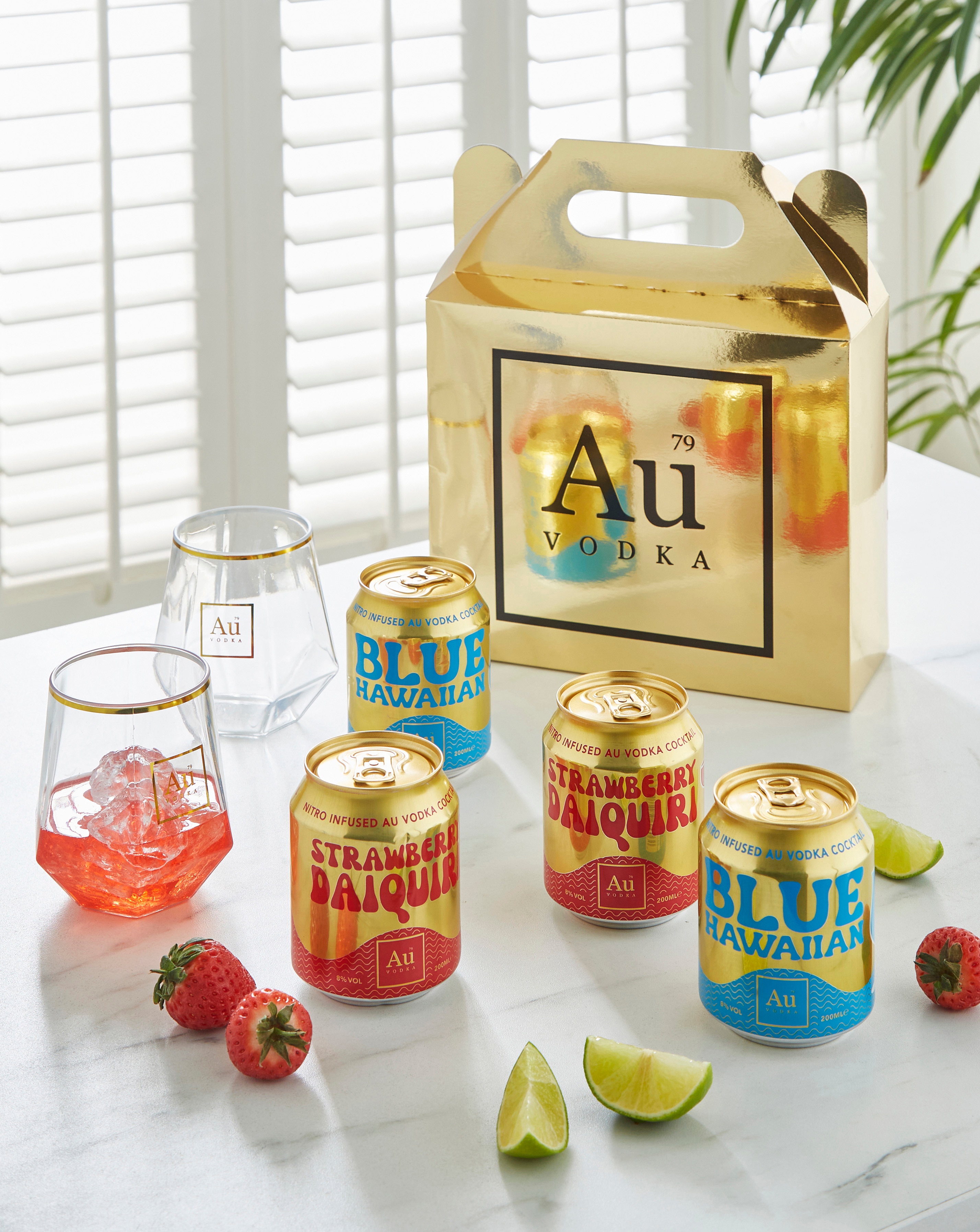 Au Vodka Cocktail Collection Gift Set