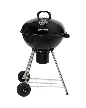 George Foreman Portable Kettle Charcoal BBQ