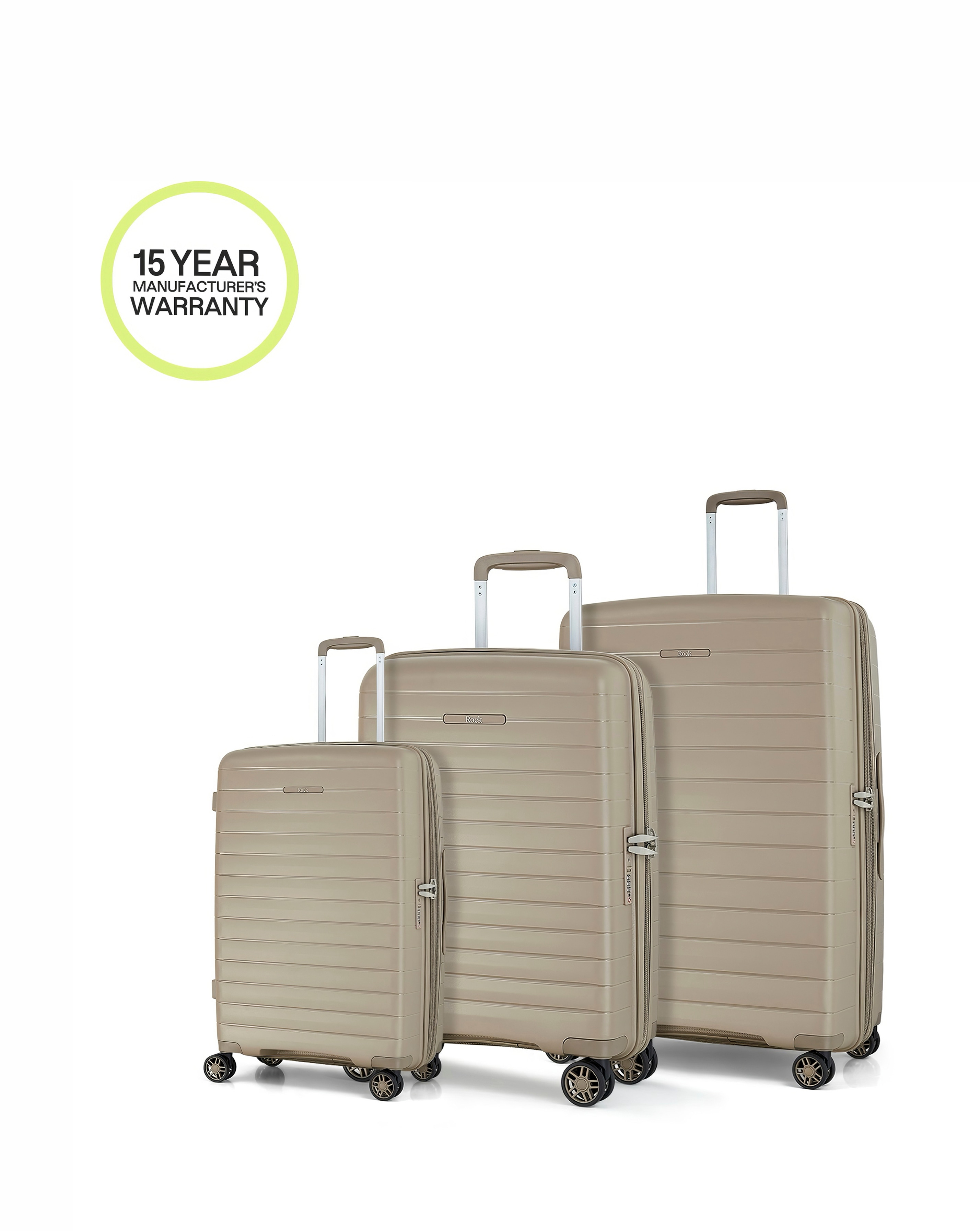 Rock Palma 3pc Suitcase Set