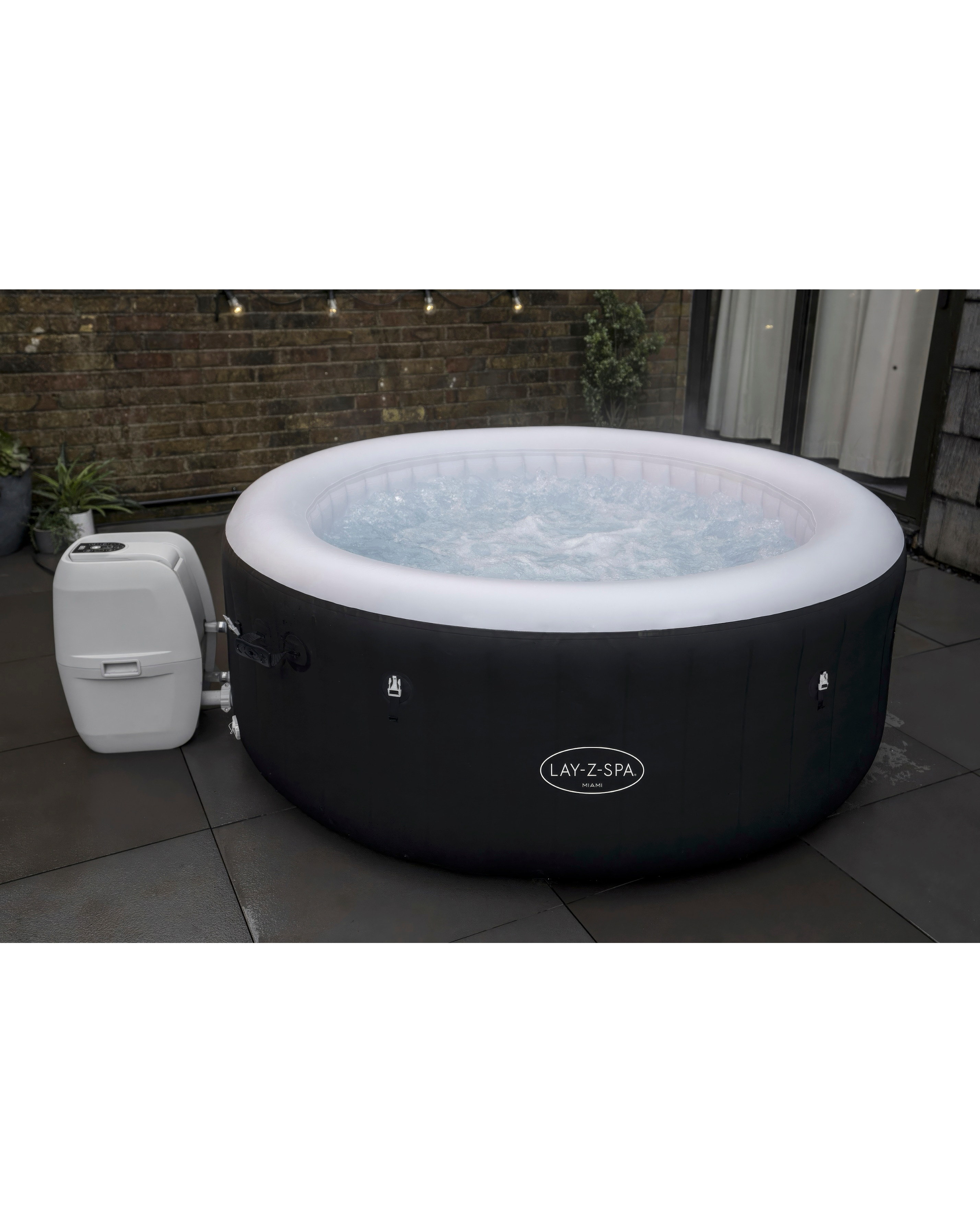 New In - Lay-Z-Spa Miami AirJet Hot Tub Spa
