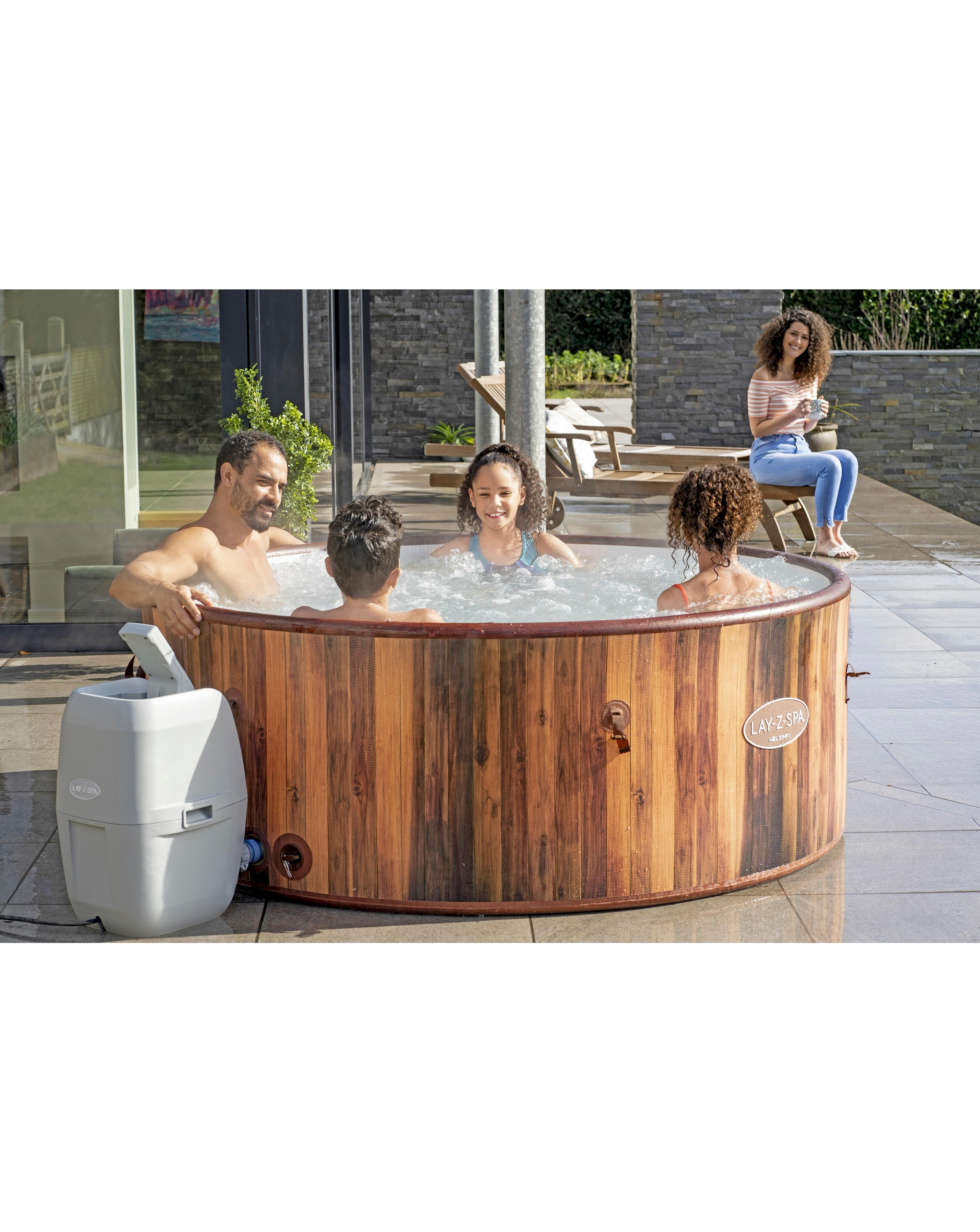 New In - Lay-Z-Spa Helsinki AirJet Plus Hot Tub