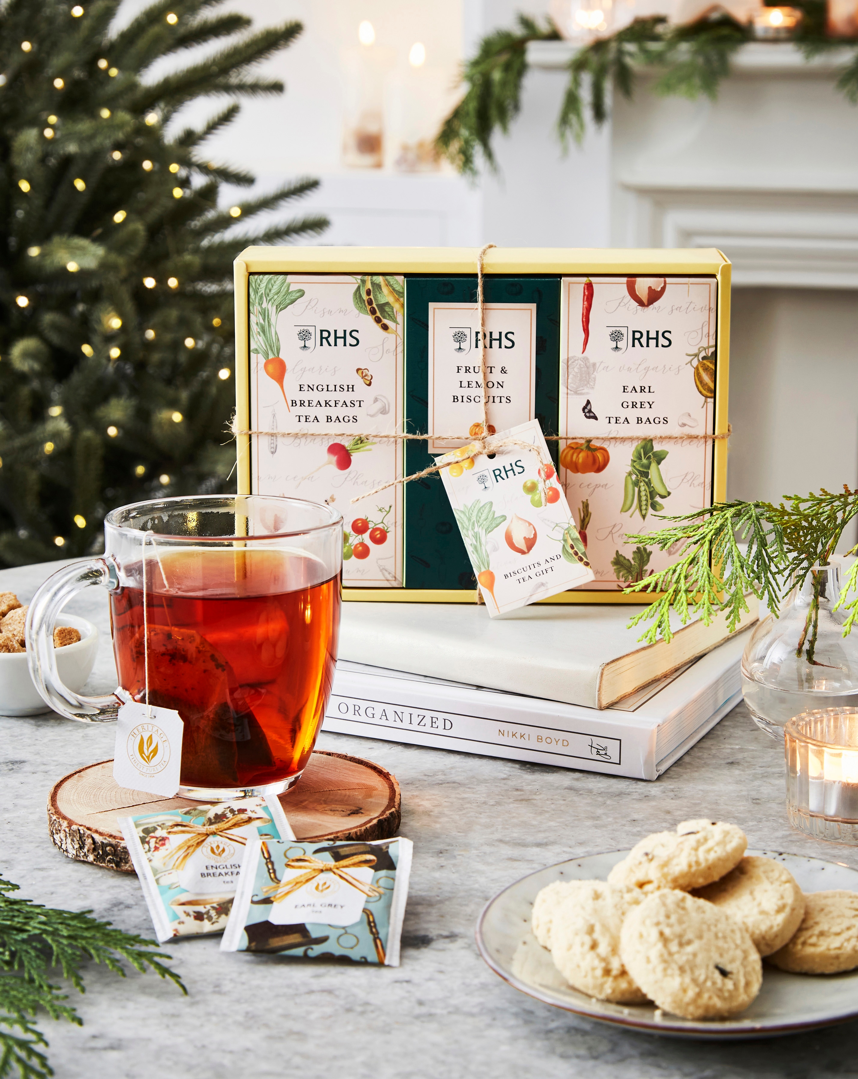 New In - RHS Tea and Biscuit Box