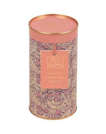 Arts & Crafts Hot Chocolate Library & Choc Chip Biscuit Tin bundle