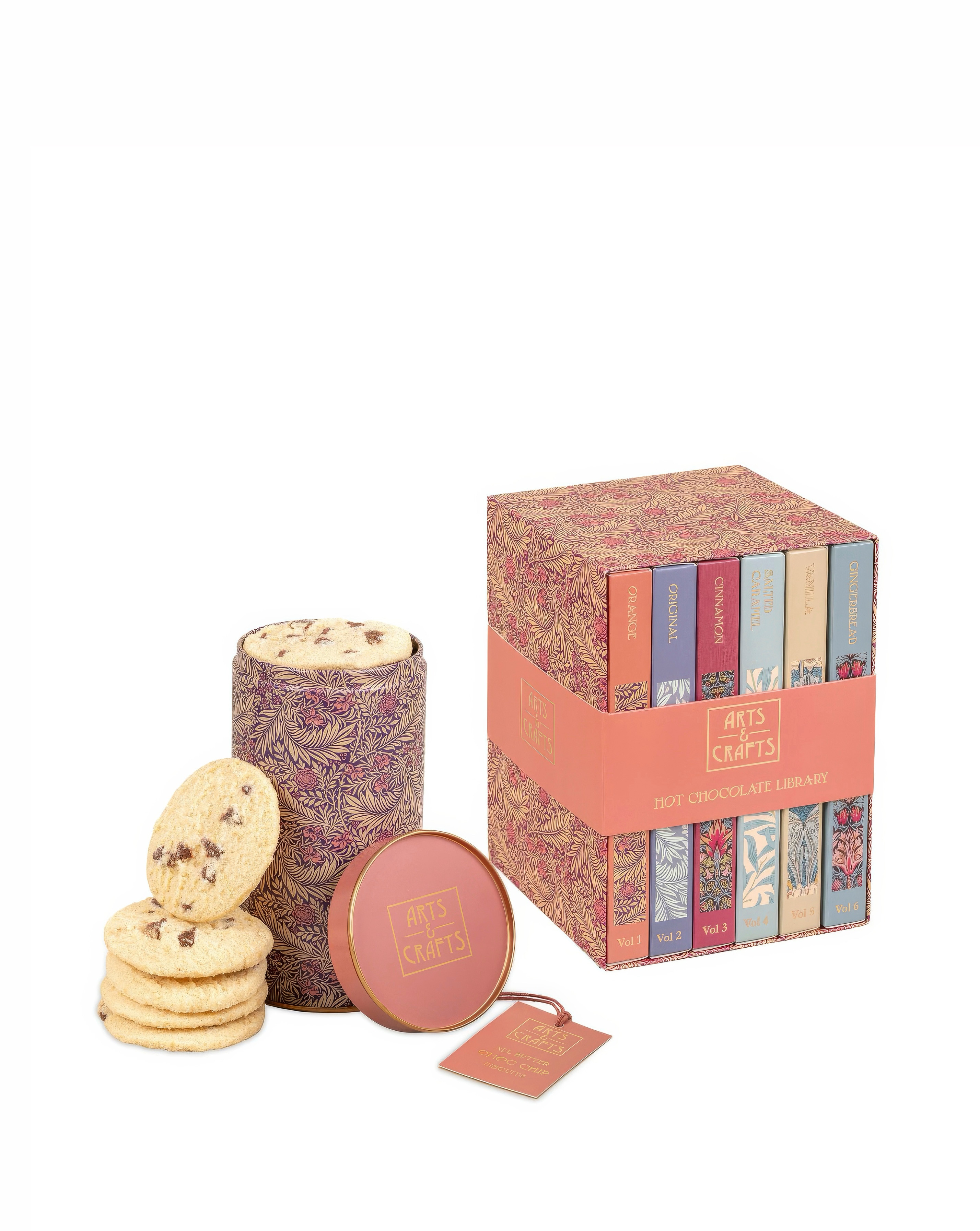 New In - Hot Chocolate & Choc Chip Biscuit Tin