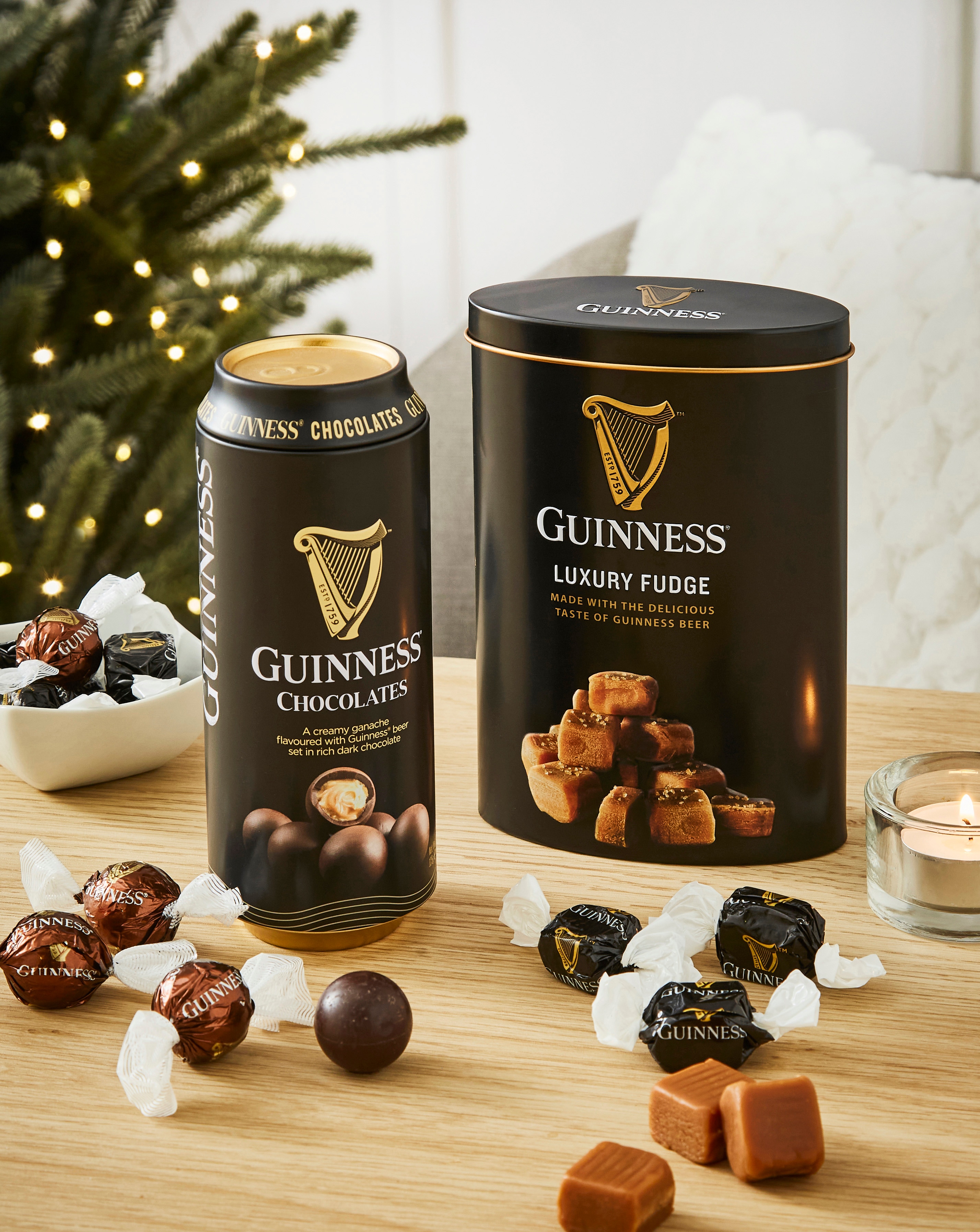 Guinness Luxury Fudge and Truffle can