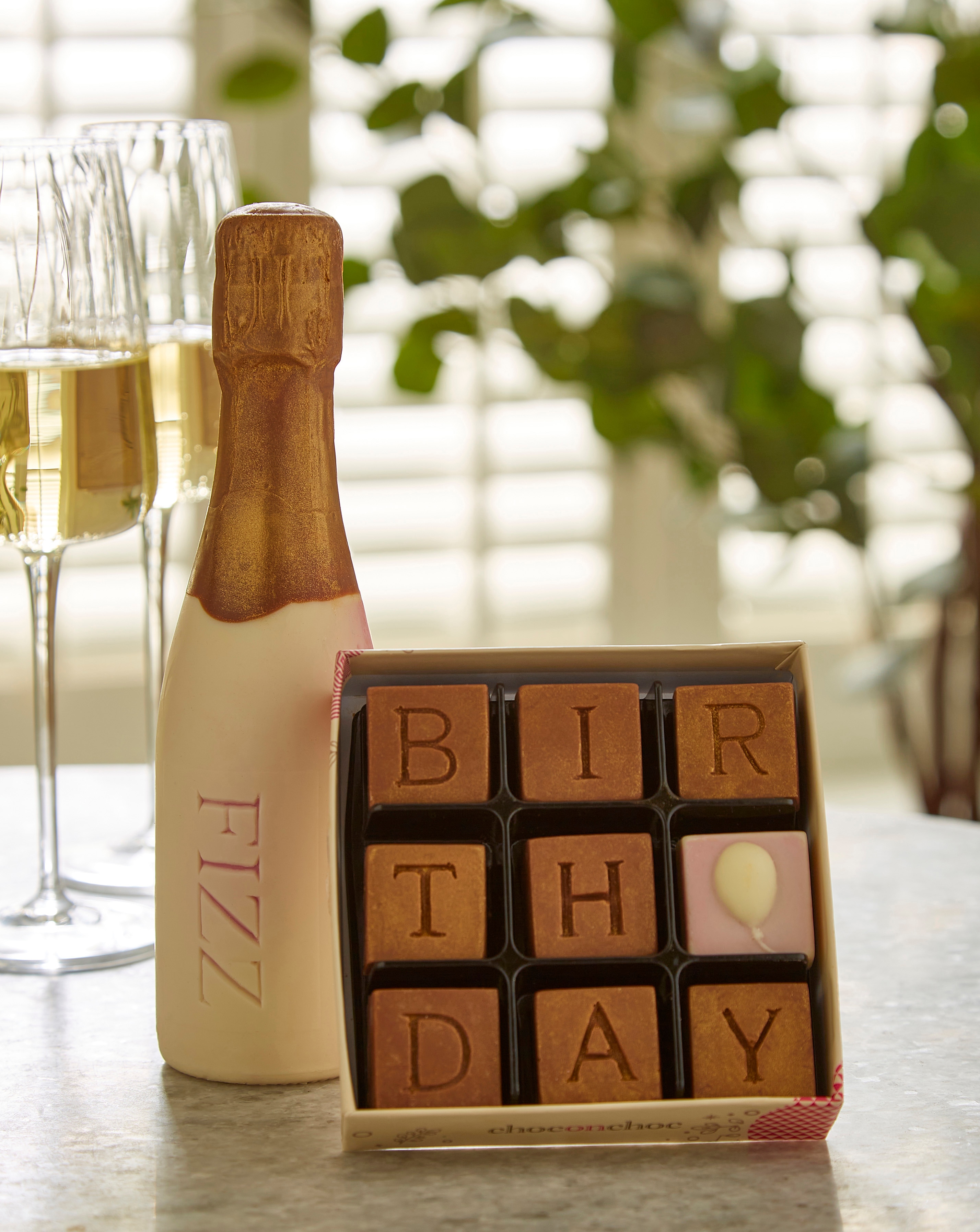 Choc on Birthday And Fizz Gift Set