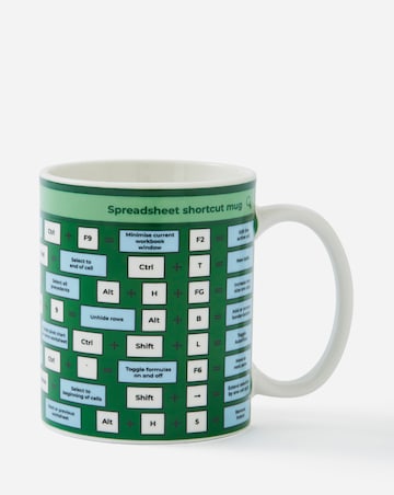 Spreadsheet Shortcut Mug