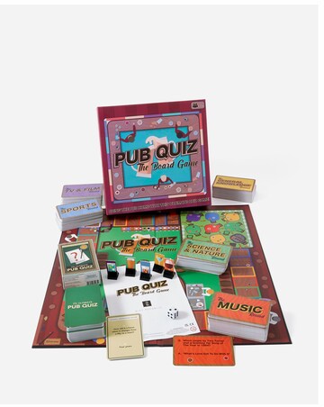 Pub Quiz Board Game and Trivia Cards - 2 pack set