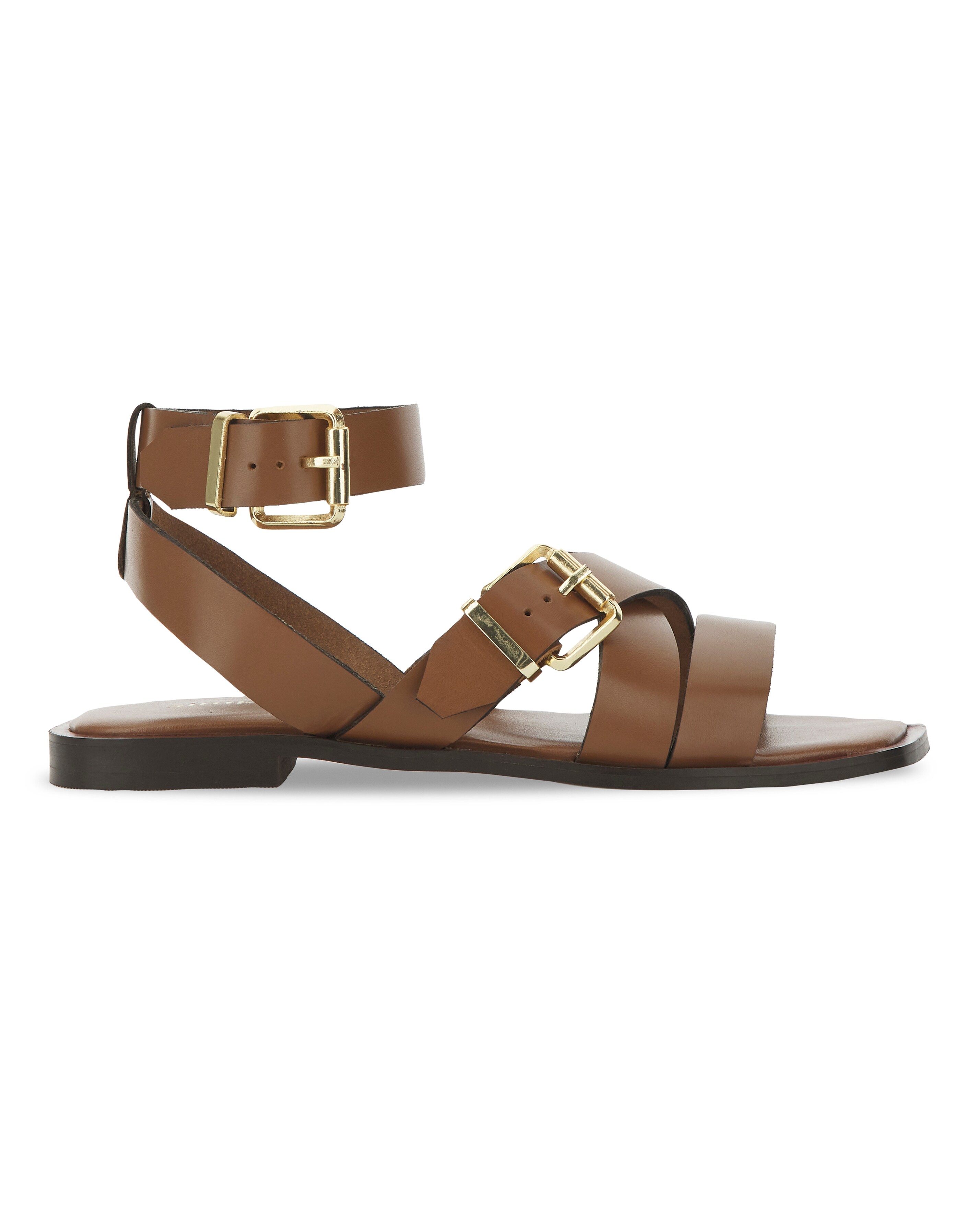 Bianca Leather Sandals Extra Wide Fit Simply Be