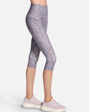 Skechers Go Flex Leopard Printed Capri Legging