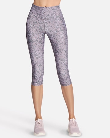 Skechers Go Flex Leopard Printed Capri Legging