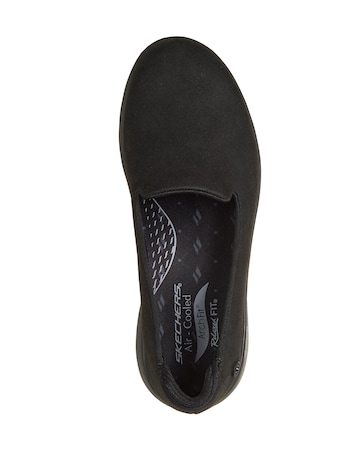 Skechers Black Arch Fit N Joy Lite Ultra Go Loafers - Standard Fit (D)
